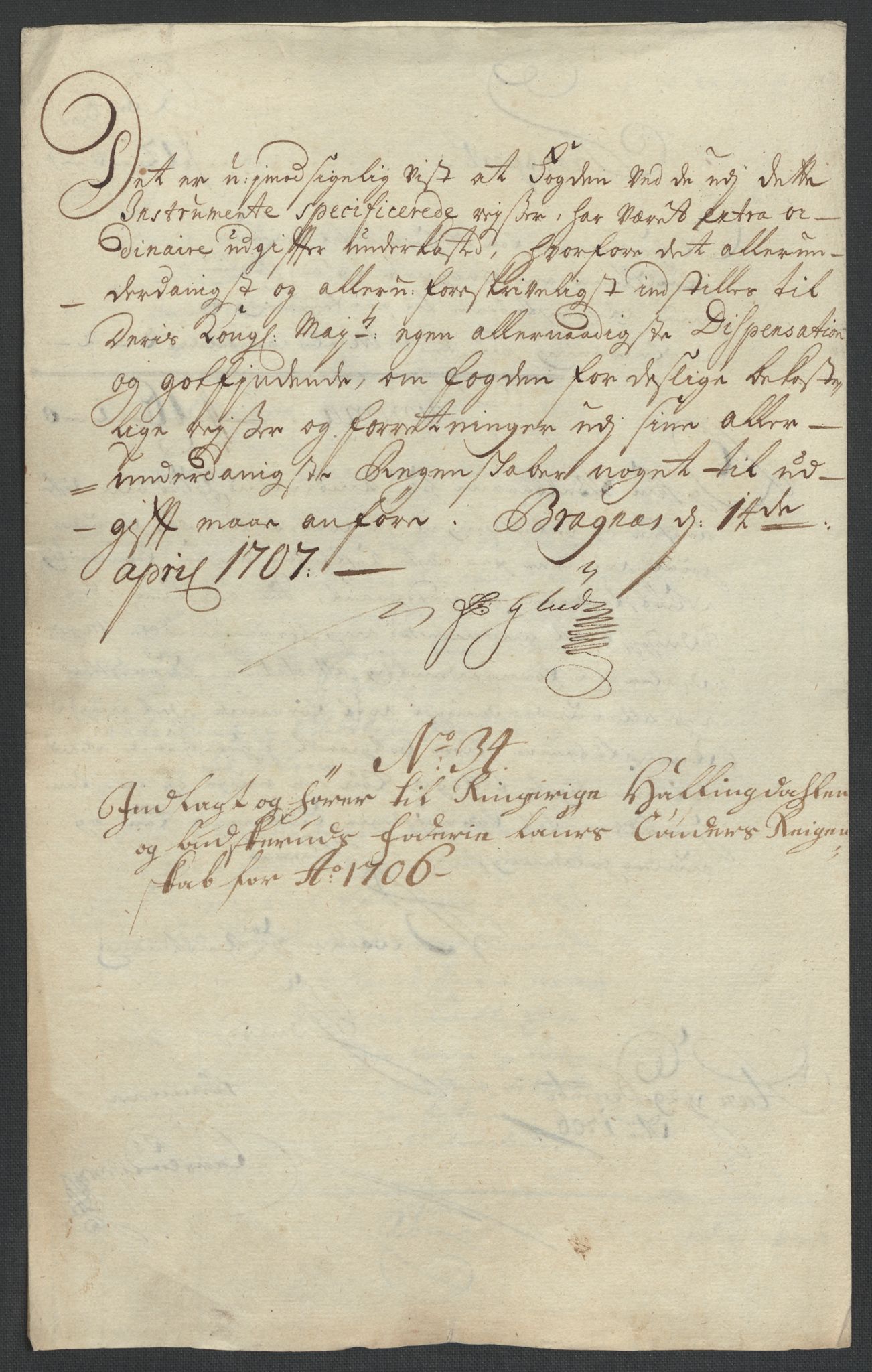 Rentekammeret inntil 1814, Reviderte regnskaper, Fogderegnskap, AV/RA-EA-4092/R22/L1465: Fogderegnskap Ringerike, Hallingdal og Buskerud, 1706, p. 338