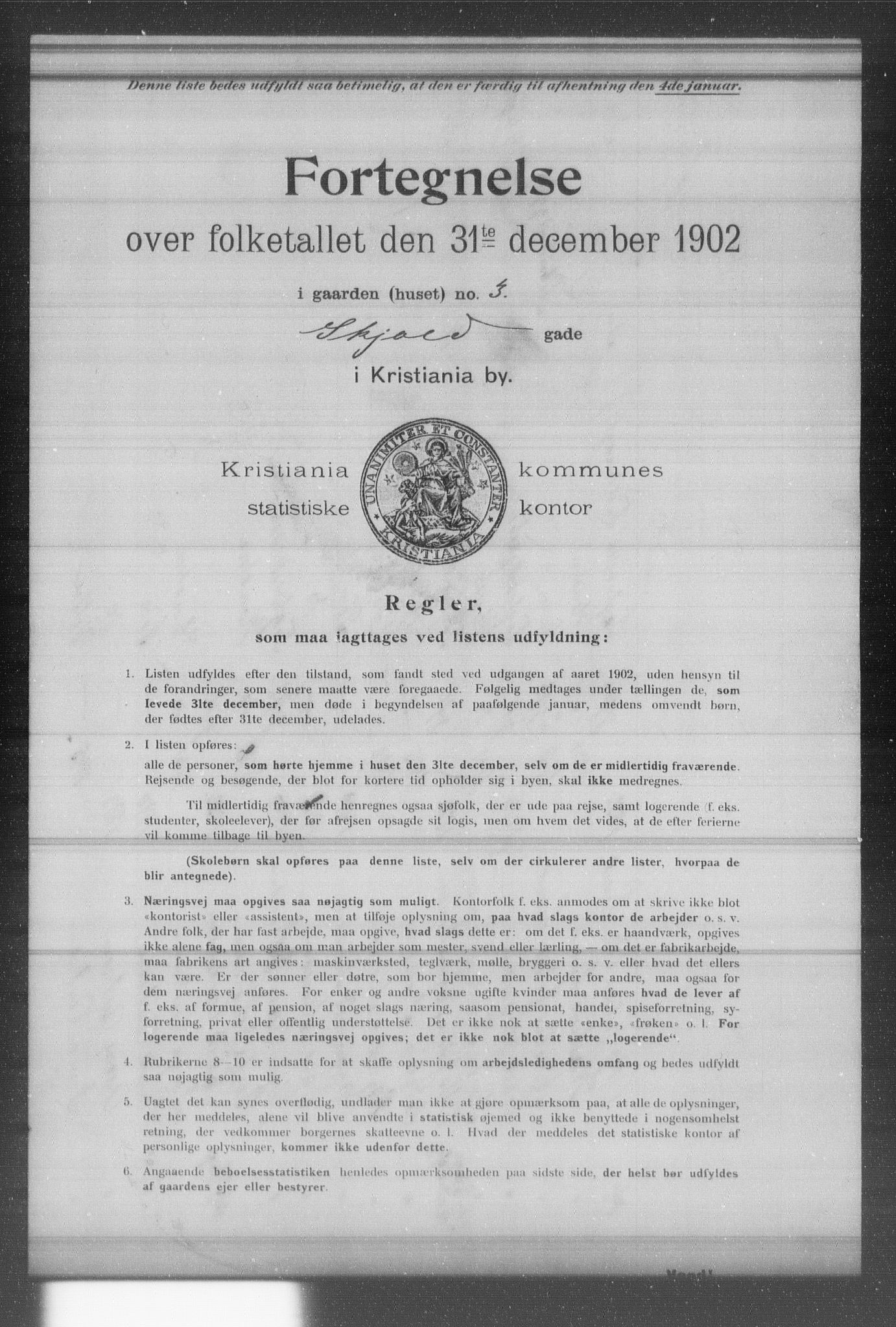 OBA, Municipal Census 1902 for Kristiania, 1902, p. 17785