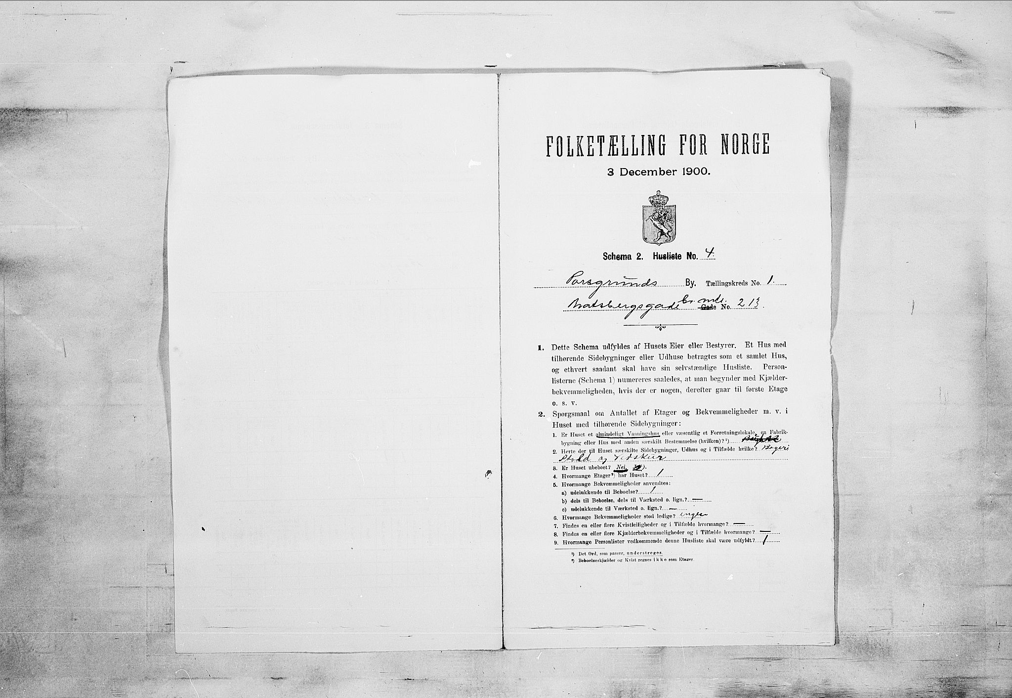 SAKO, 1900 census for Porsgrunn, 1900, p. 48