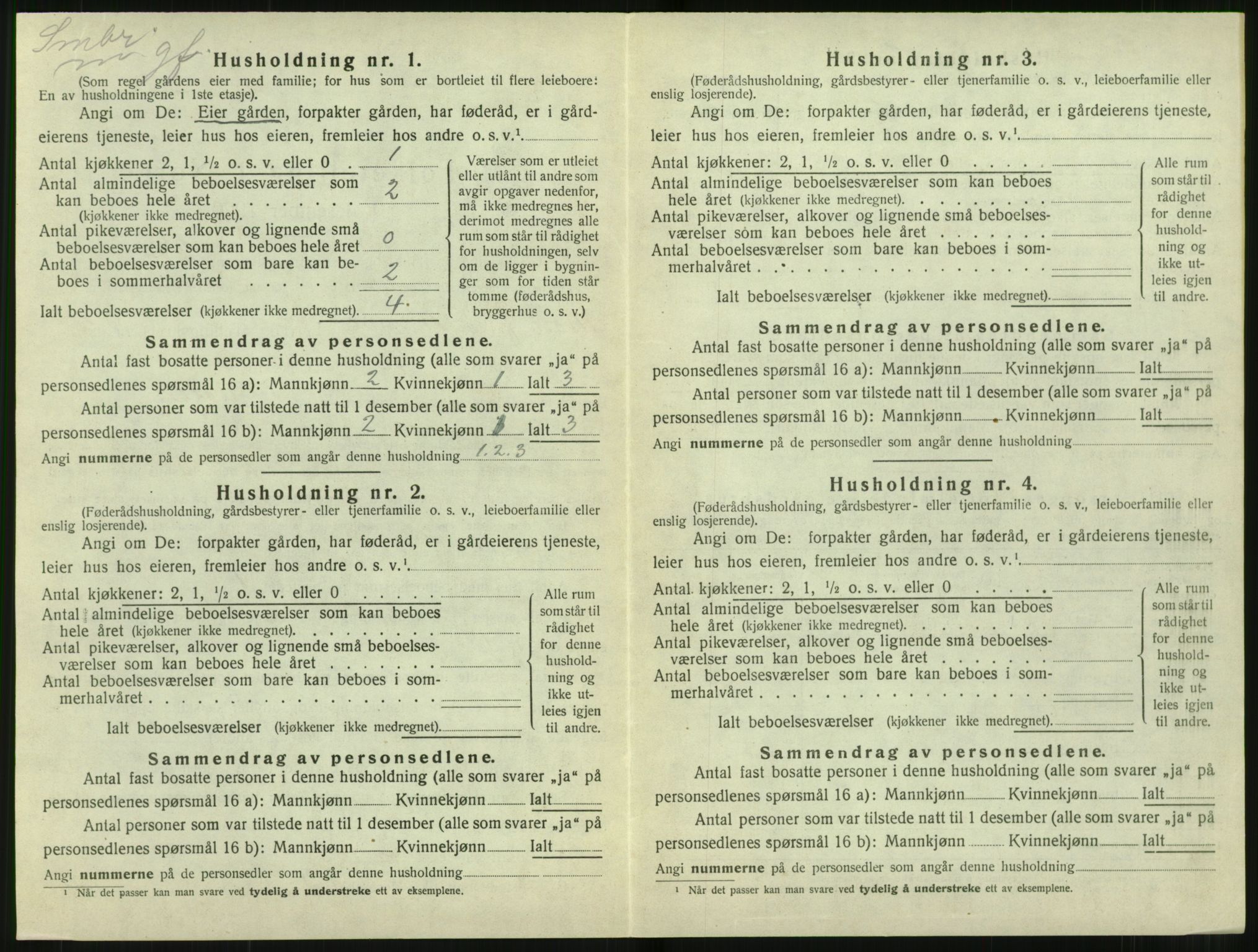 SAT, 1920 census for Stranda, 1920, p. 514