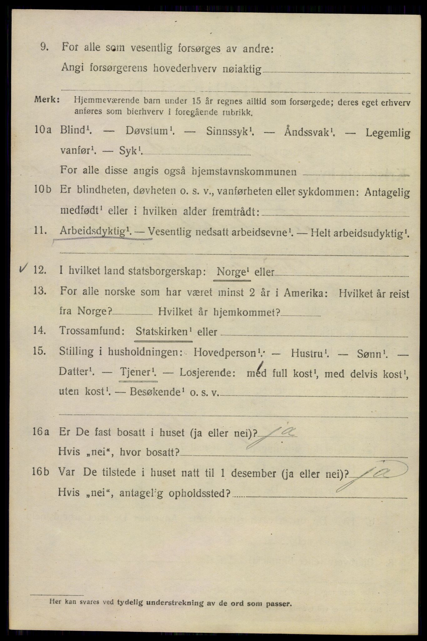 SAO, 1920 census for Kristiania, 1920, p. 269906