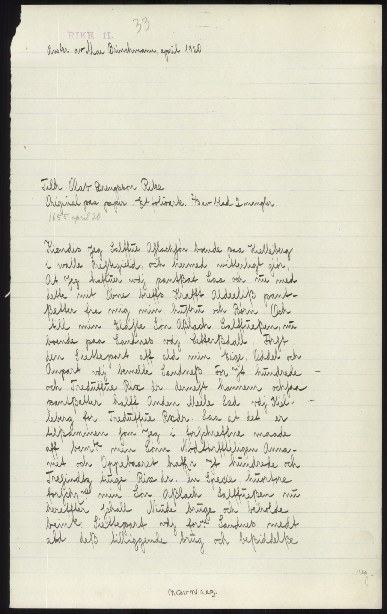 Samlinger til kildeutgivelse, Diplomavskriftsamlingen, AV/RA-EA-4053/H/Ha, p. 789