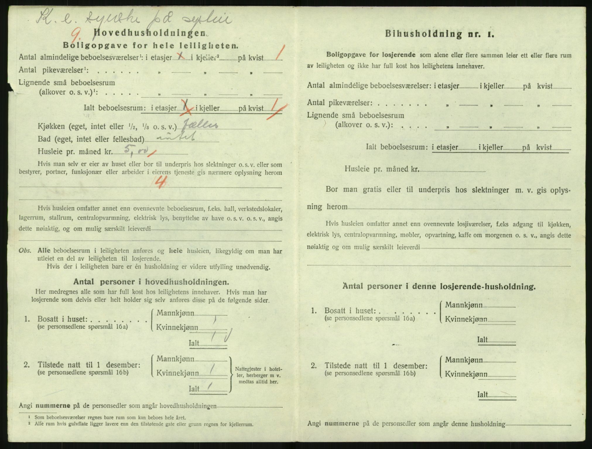 SAST, 1920 census for Sandnes, 1920, p. 2495