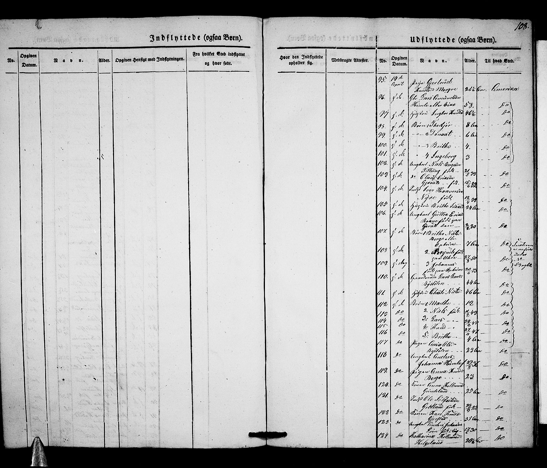 Voss sokneprestembete, AV/SAB-A-79001/H/Haa: Parish register (official) no. A 15, 1845-1855, p. 108