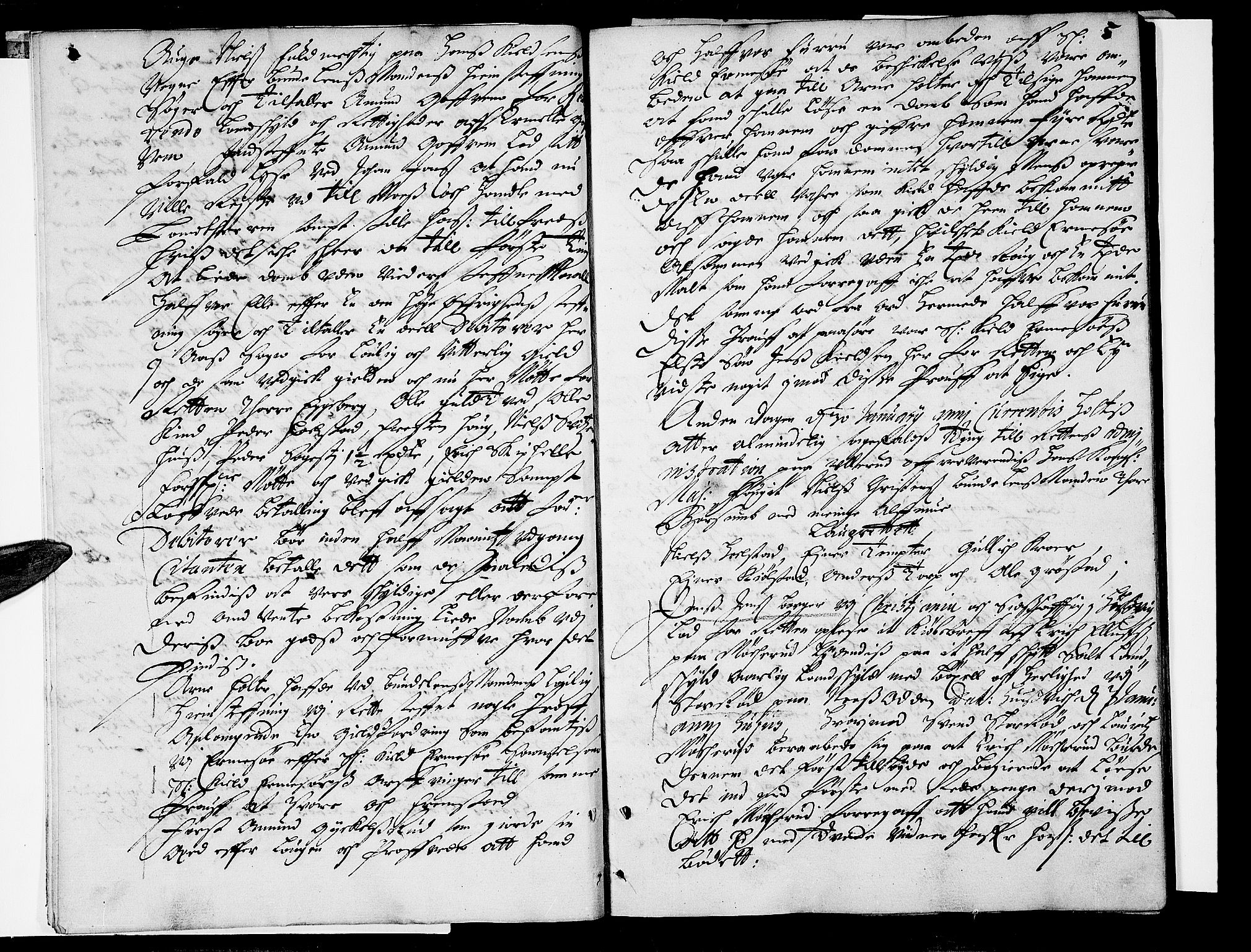 Follo sorenskriveri, AV/SAO-A-10274/F/Fb/Fba/L0006: Tingbok, 1666, p. 4b-5a