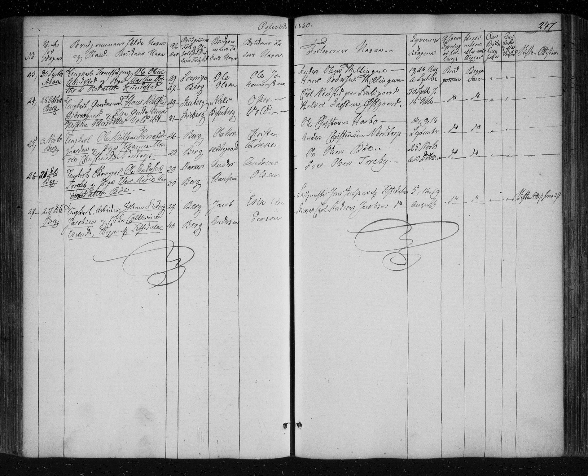 Berg prestekontor Kirkebøker, AV/SAO-A-10902/F/Fa/L0004: Parish register (official) no. I 4, 1843-1860, p. 247