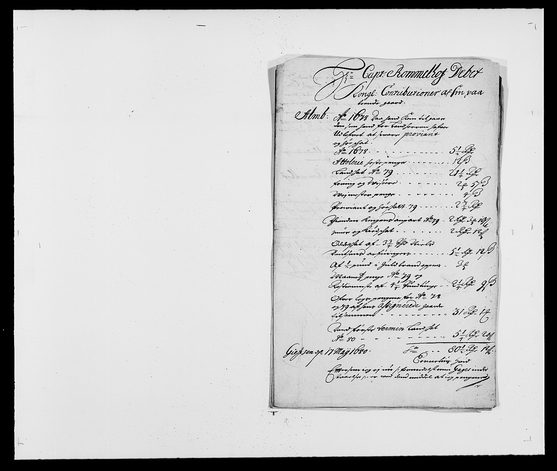 Rentekammeret inntil 1814, Reviderte regnskaper, Fogderegnskap, RA/EA-4092/R18/L1277: Fogderegnskap Hadeland, Toten og Valdres, 1680, p. 102