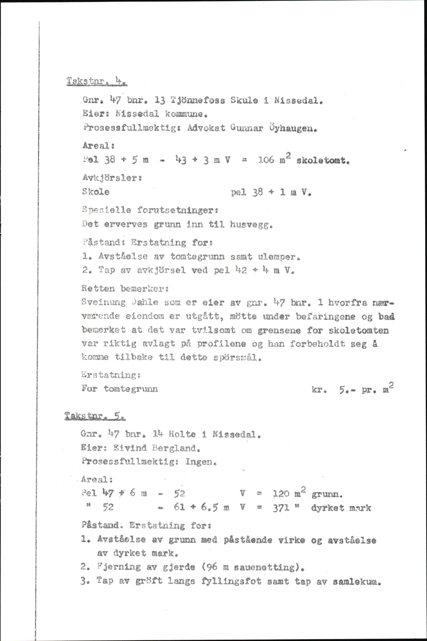 Vest-Telemark sorenskriveri, AV/SAKO-A-134/F/Fo/Fob/L0004: Skjønn/rettsbøker for kraftutbygging/veg, 1973-1989, p. 121