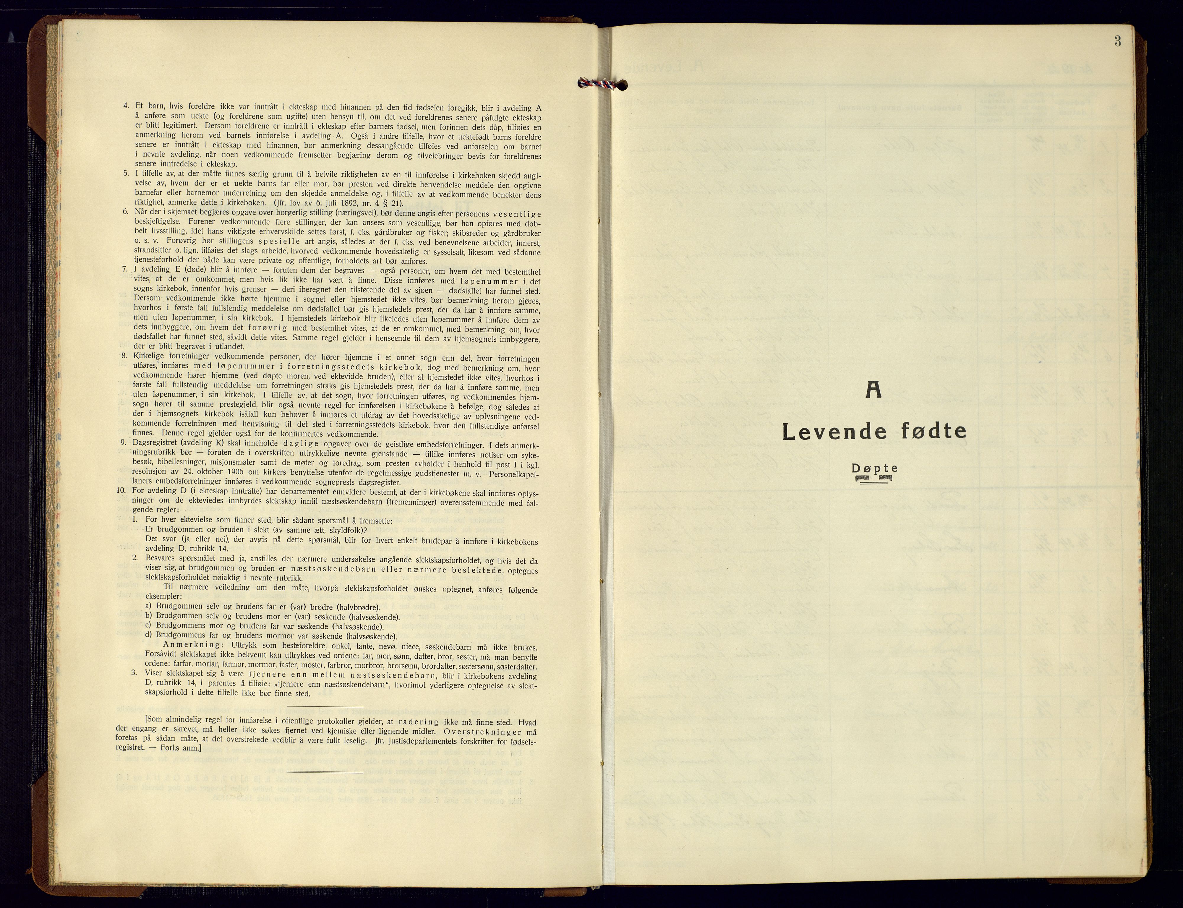 Vestre Moland sokneprestkontor, AV/SAK-1111-0046/F/Fb/Fba/L0003: Parish register (copy) no. B-3, 1935-1962, p. 3