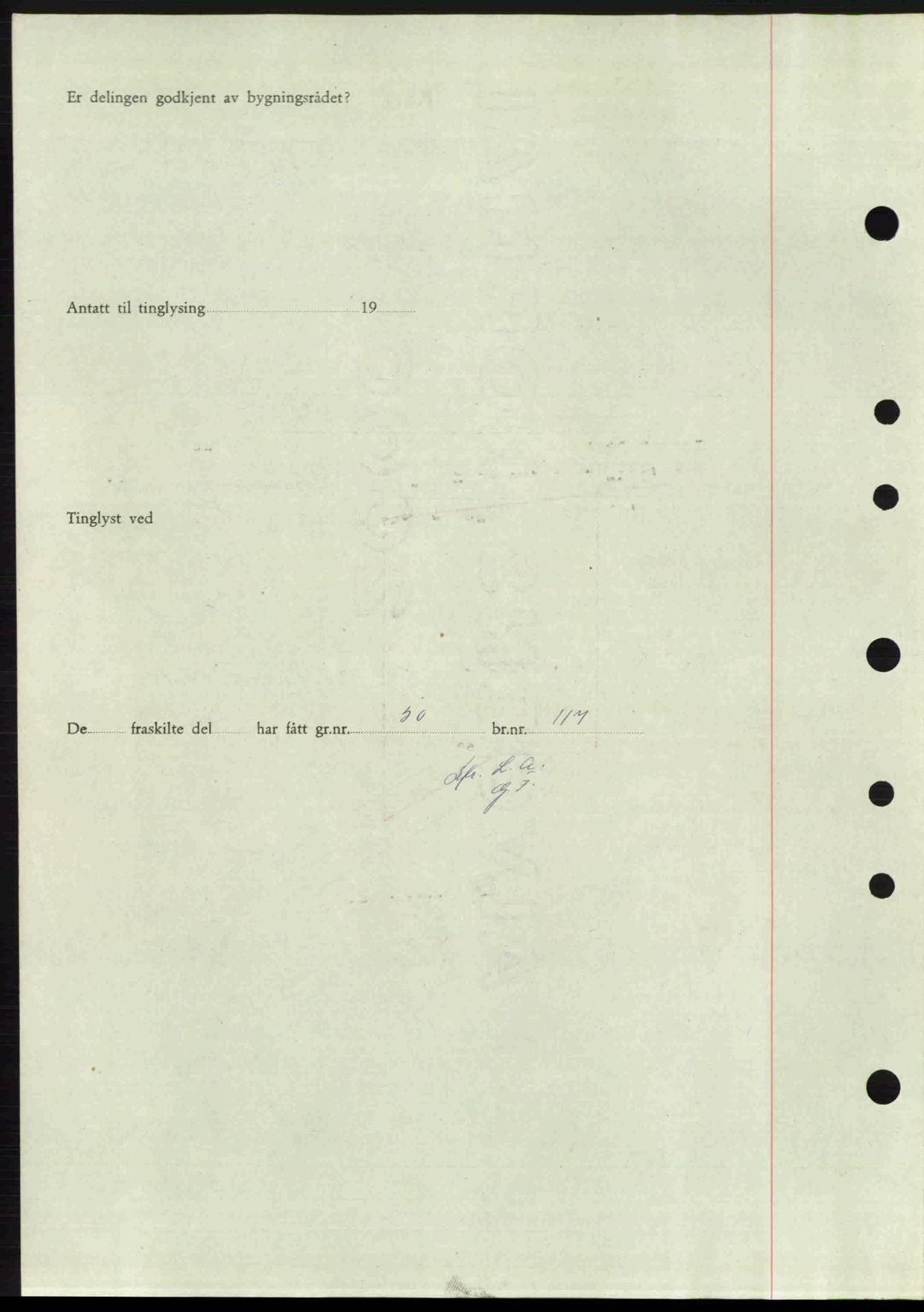 Sør-Gudbrandsdal tingrett, AV/SAH-TING-004/H/Hb/Hbd/L0016: Mortgage book no. A16, 1946-1946, Diary no: : 1296/1946