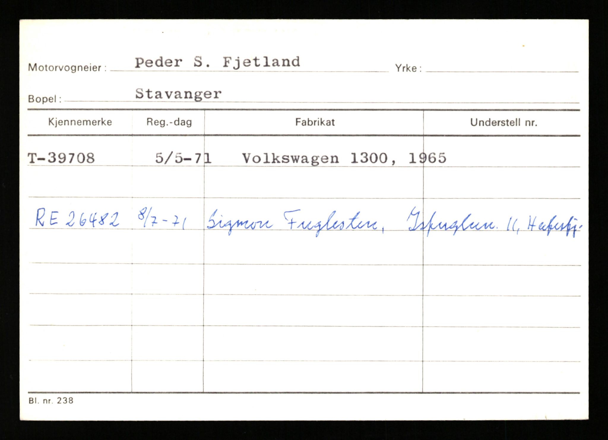 Stavanger trafikkstasjon, AV/SAST-A-101942/0/G/L0006: Registreringsnummer: 34250 - 49007, 1930-1971, p. 1457