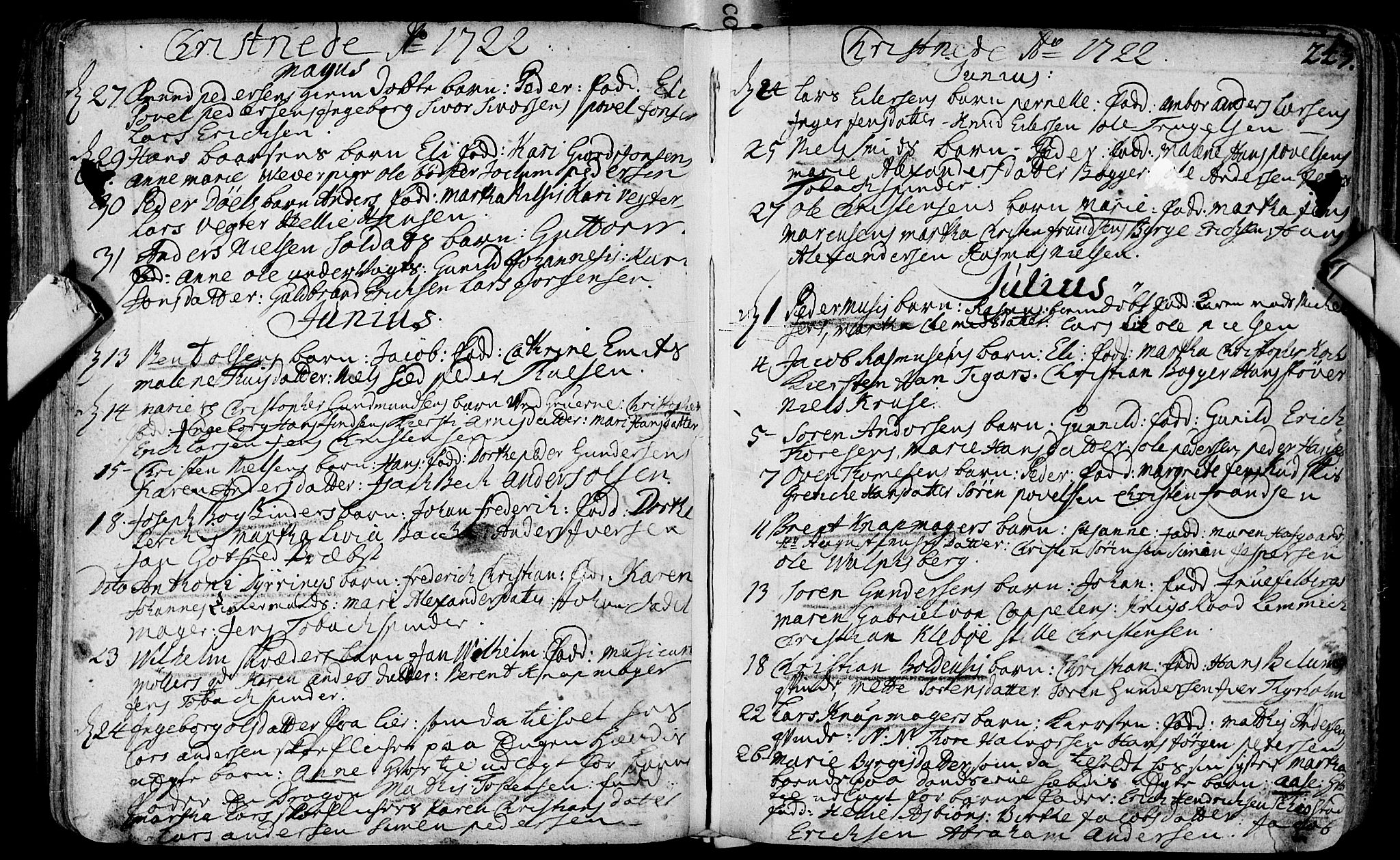 Bragernes kirkebøker, AV/SAKO-A-6/F/Fa/L0003: Parish register (official) no. I 3, 1706-1734, p. 245