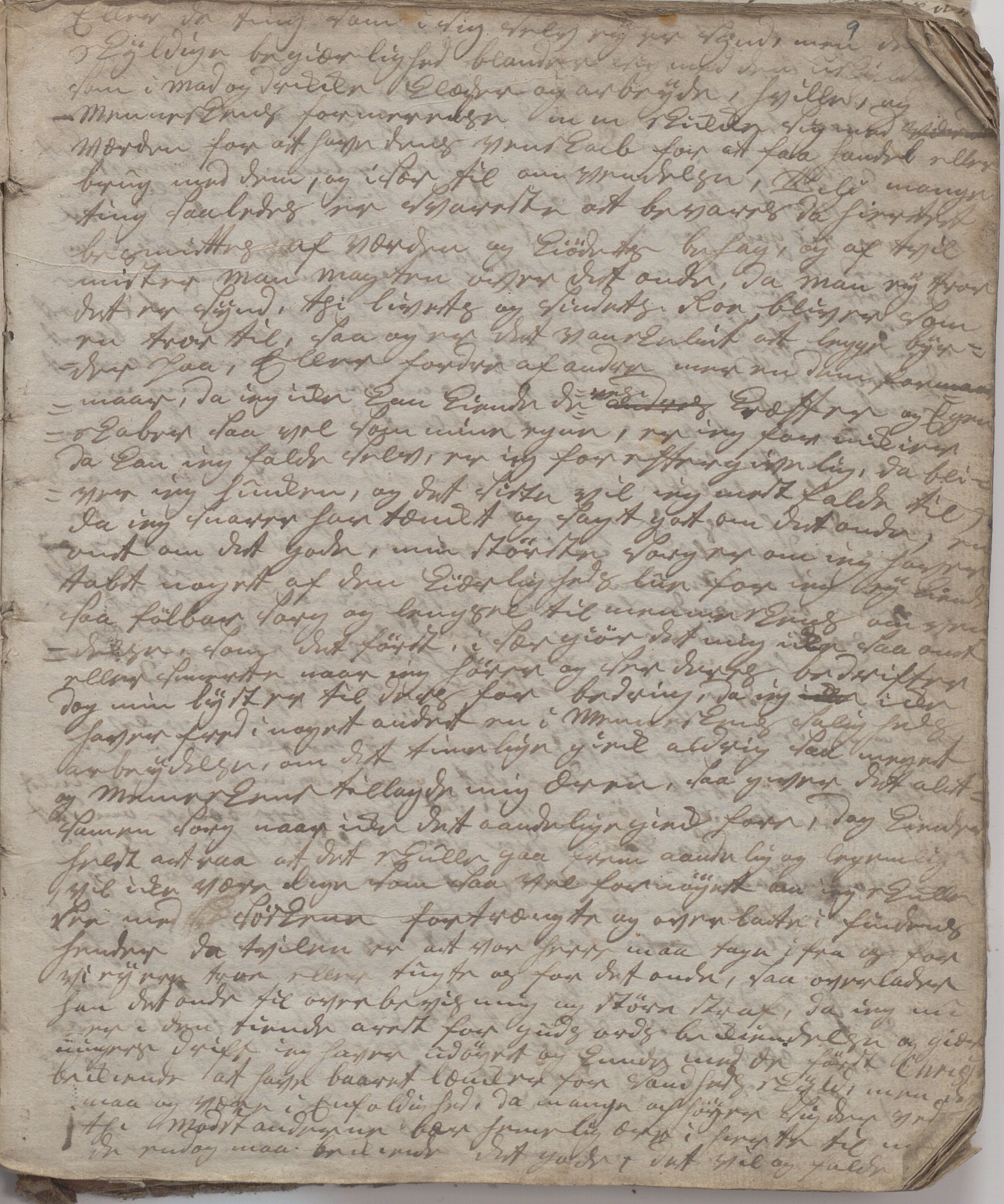 Heggtveitsamlingen, TMF/A-1007/H/L0047/0006: Kopibøker, brev etc.  / "Kopibok IV"/"MF IV", 1815-1819, p. 9