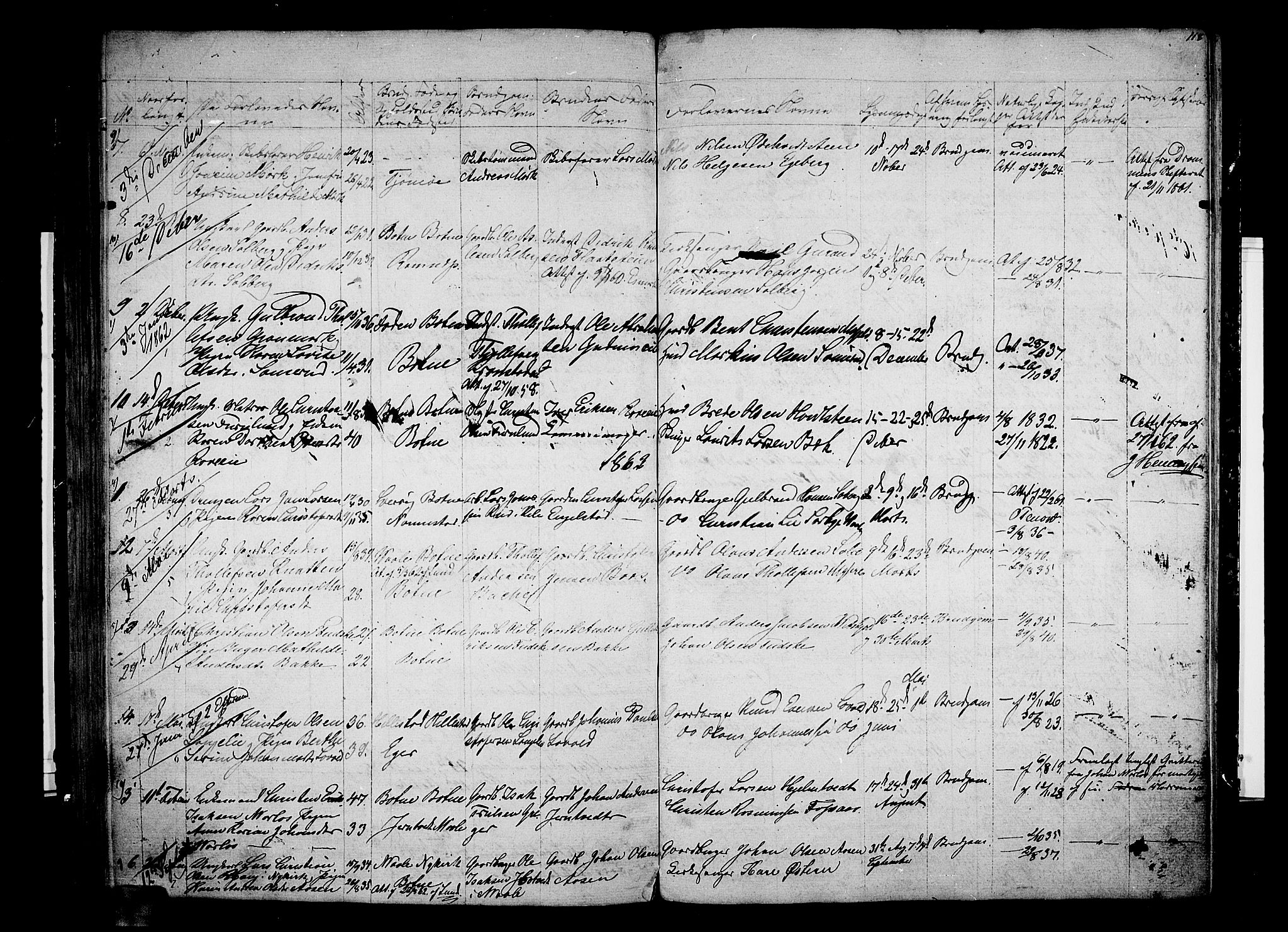 Botne kirkebøker, AV/SAKO-A-340/G/Ga/L0001: Parish register (copy) no. I 1, 1854-1867, p. 118