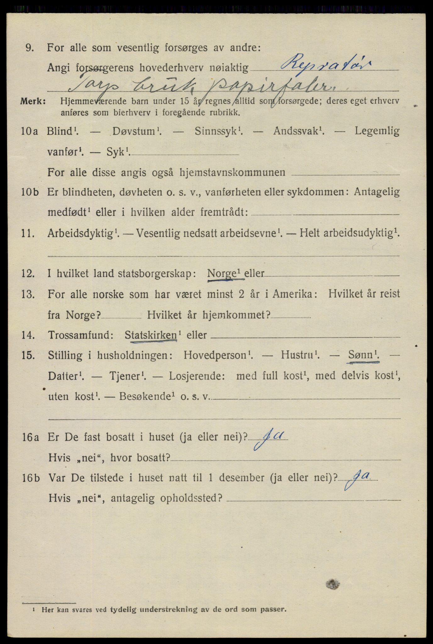 SAO, 1920 census for Fredrikstad, 1920, p. 15504