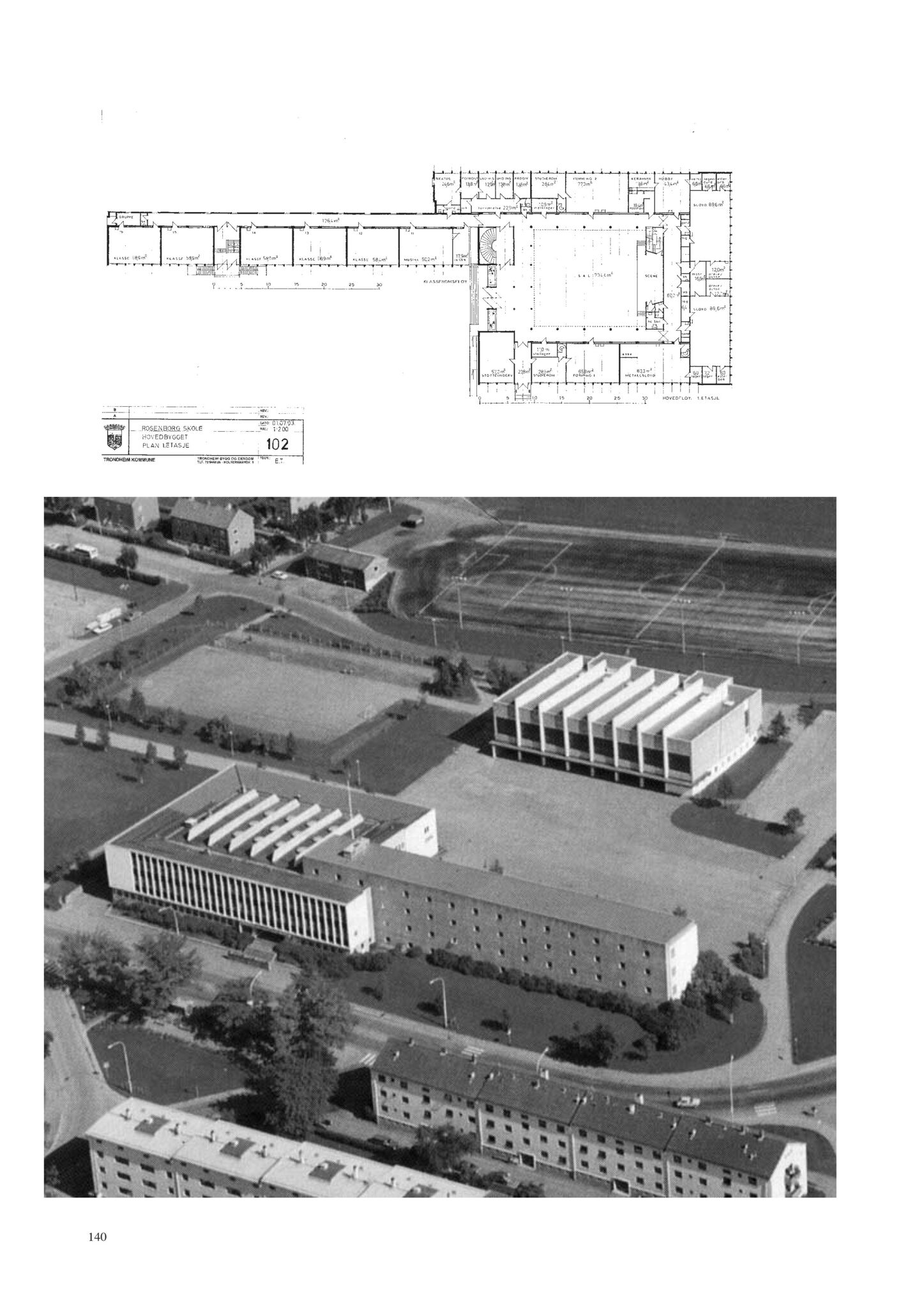 , Trondheim kommunes skoleanlegg - Beskrivelse og antikvarisk klassifisering, 2003, p. 149