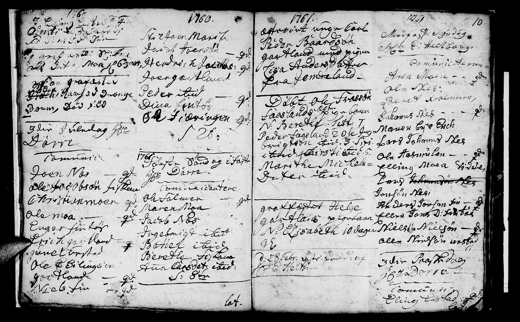 Ministerialprotokoller, klokkerbøker og fødselsregistre - Nord-Trøndelag, AV/SAT-A-1458/759/L0526: Parish register (official) no. 759A02, 1758-1765, p. 10