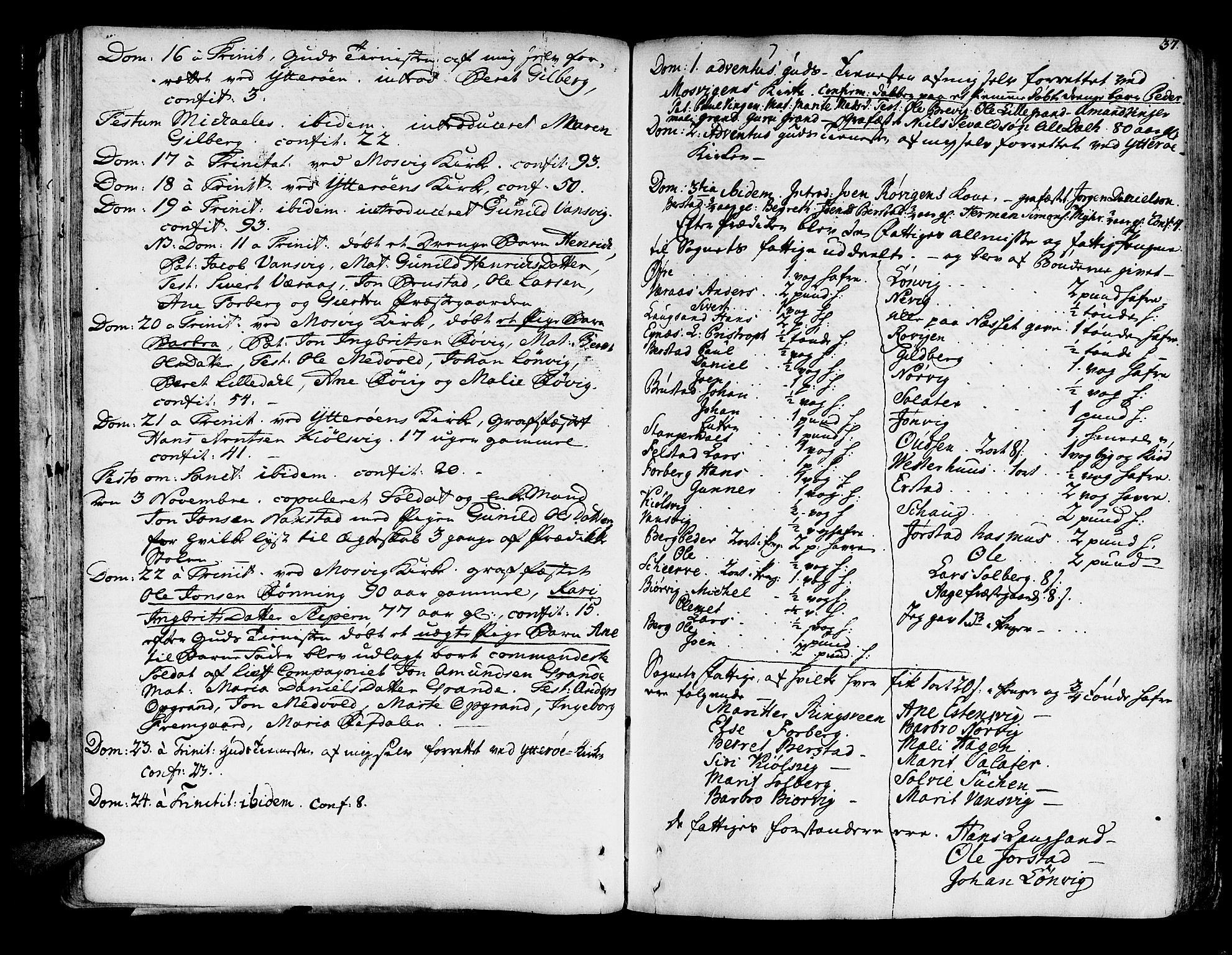 Ministerialprotokoller, klokkerbøker og fødselsregistre - Nord-Trøndelag, SAT/A-1458/722/L0216: Parish register (official) no. 722A03, 1756-1816, p. 37