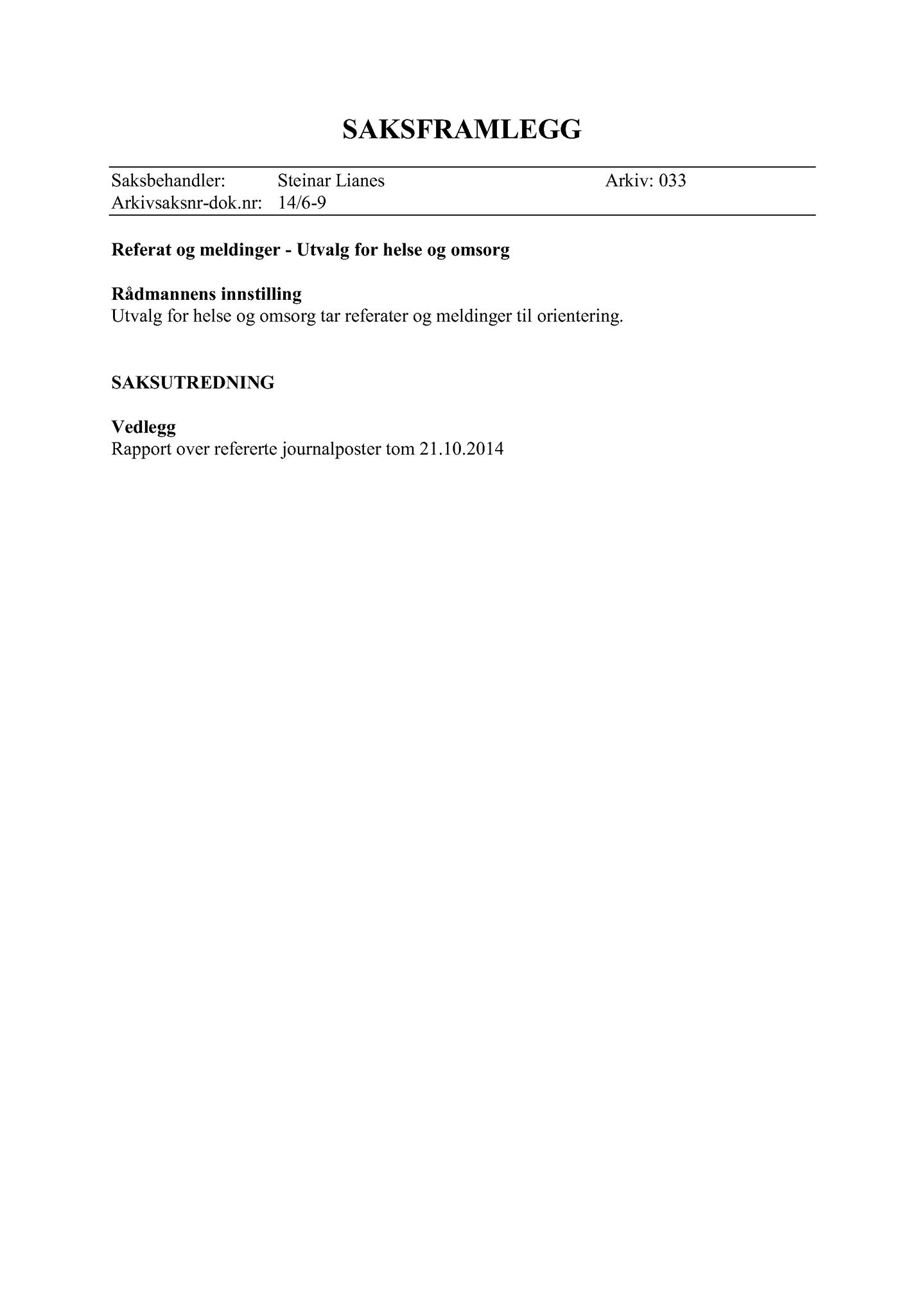 Klæbu Kommune, TRKO/KK/05-UOm/L005: Utvalg for omsorg - Møtedokumenter, 2014, p. 136