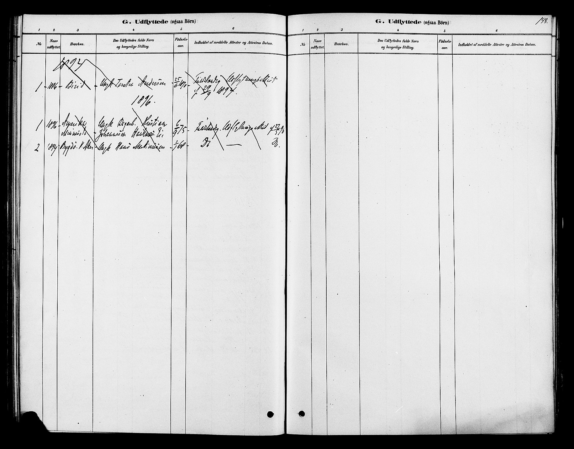 Ringsaker prestekontor, SAH/PREST-014/K/Ka/L0013: Parish register (official) no. 13, 1879-1890, p. 198