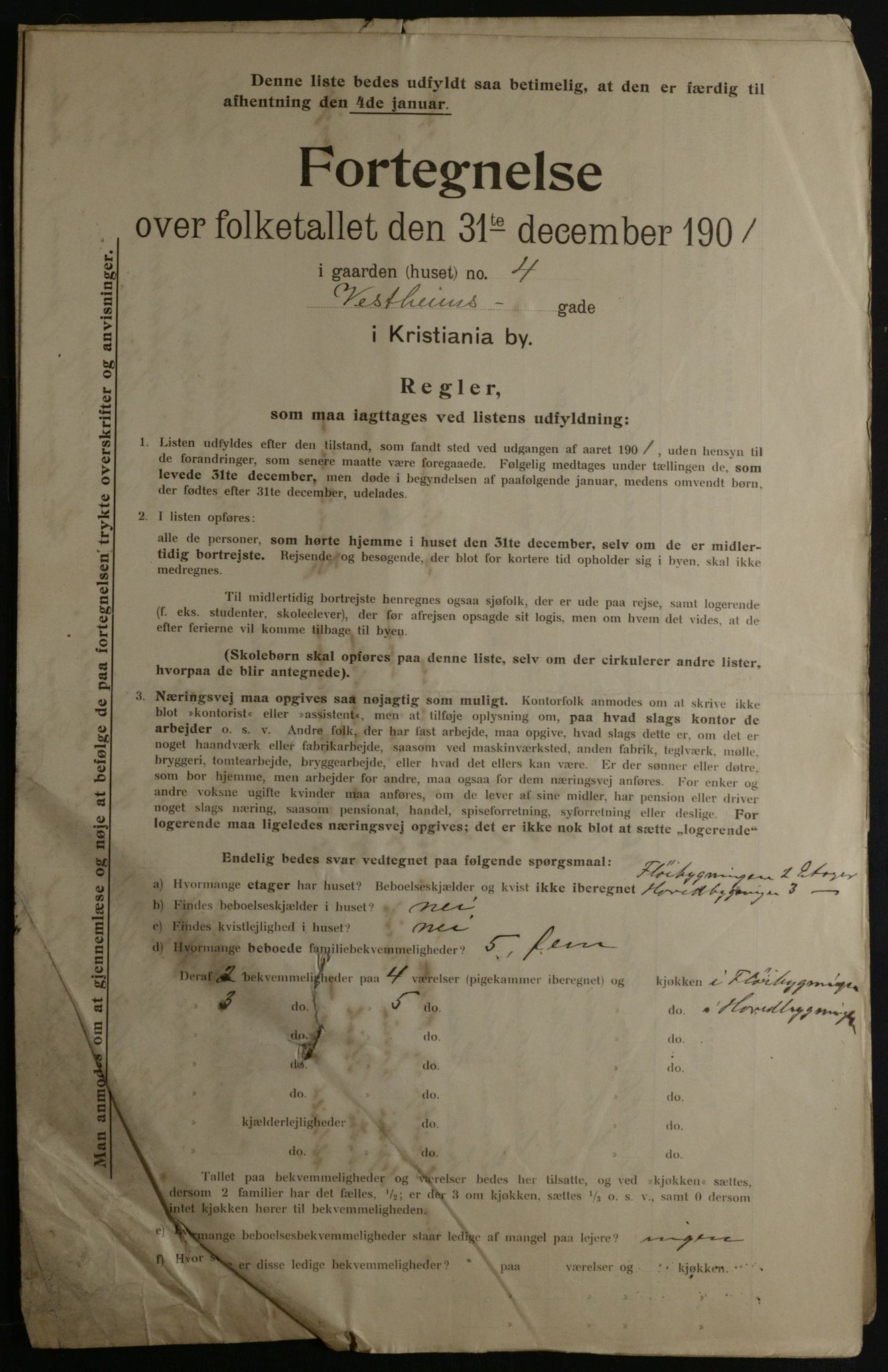 OBA, Municipal Census 1901 for Kristiania, 1901, p. 18774