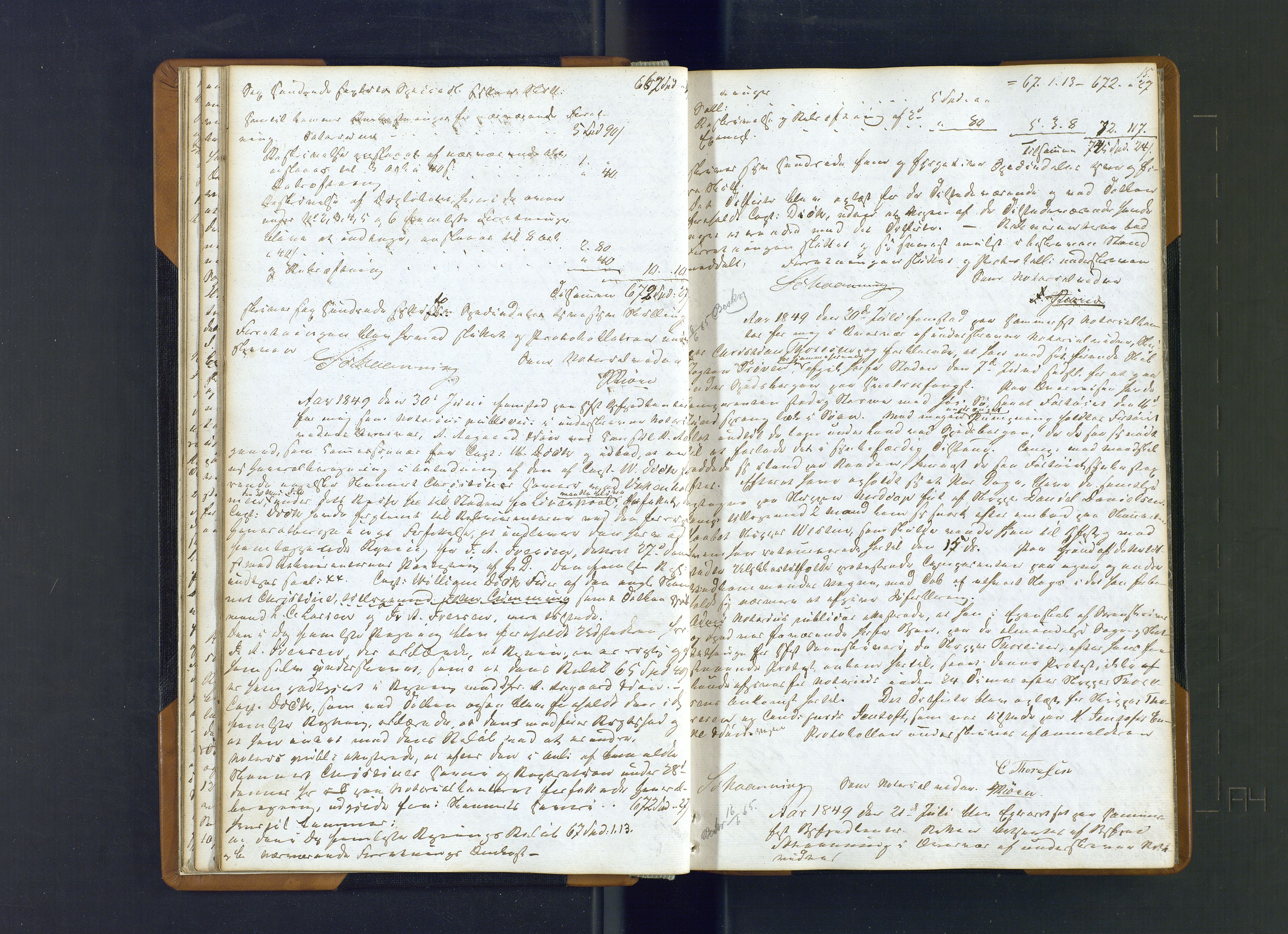 Hammerfest fogderi/sorenskriveri, AV/SATØ-S-0056/1/J/Ja/Jab/L0184: Ekstrarettsprotokoller, 1849-1850, p. 15