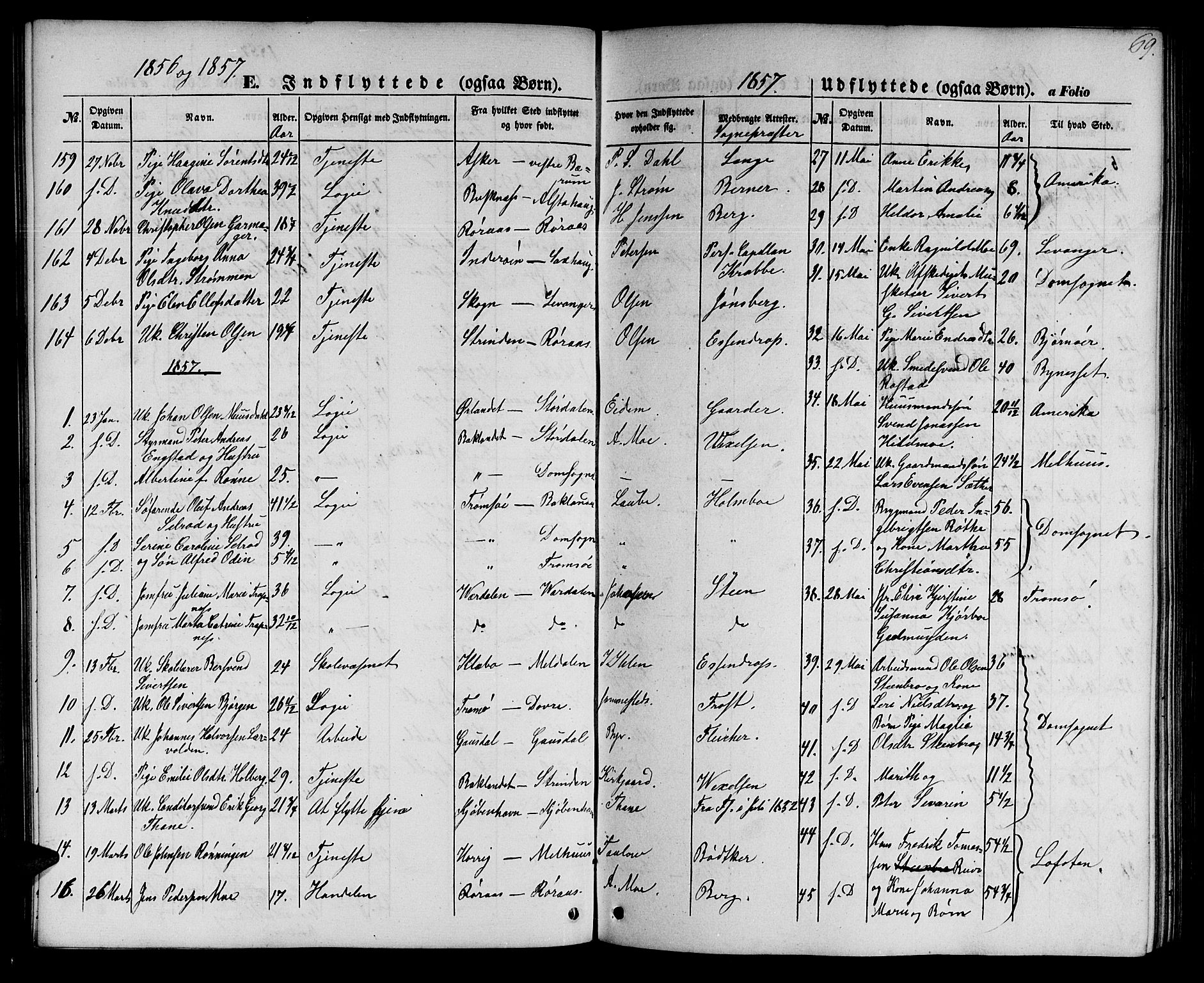 Ministerialprotokoller, klokkerbøker og fødselsregistre - Sør-Trøndelag, SAT/A-1456/602/L0113: Parish register (official) no. 602A11, 1849-1861, p. 69