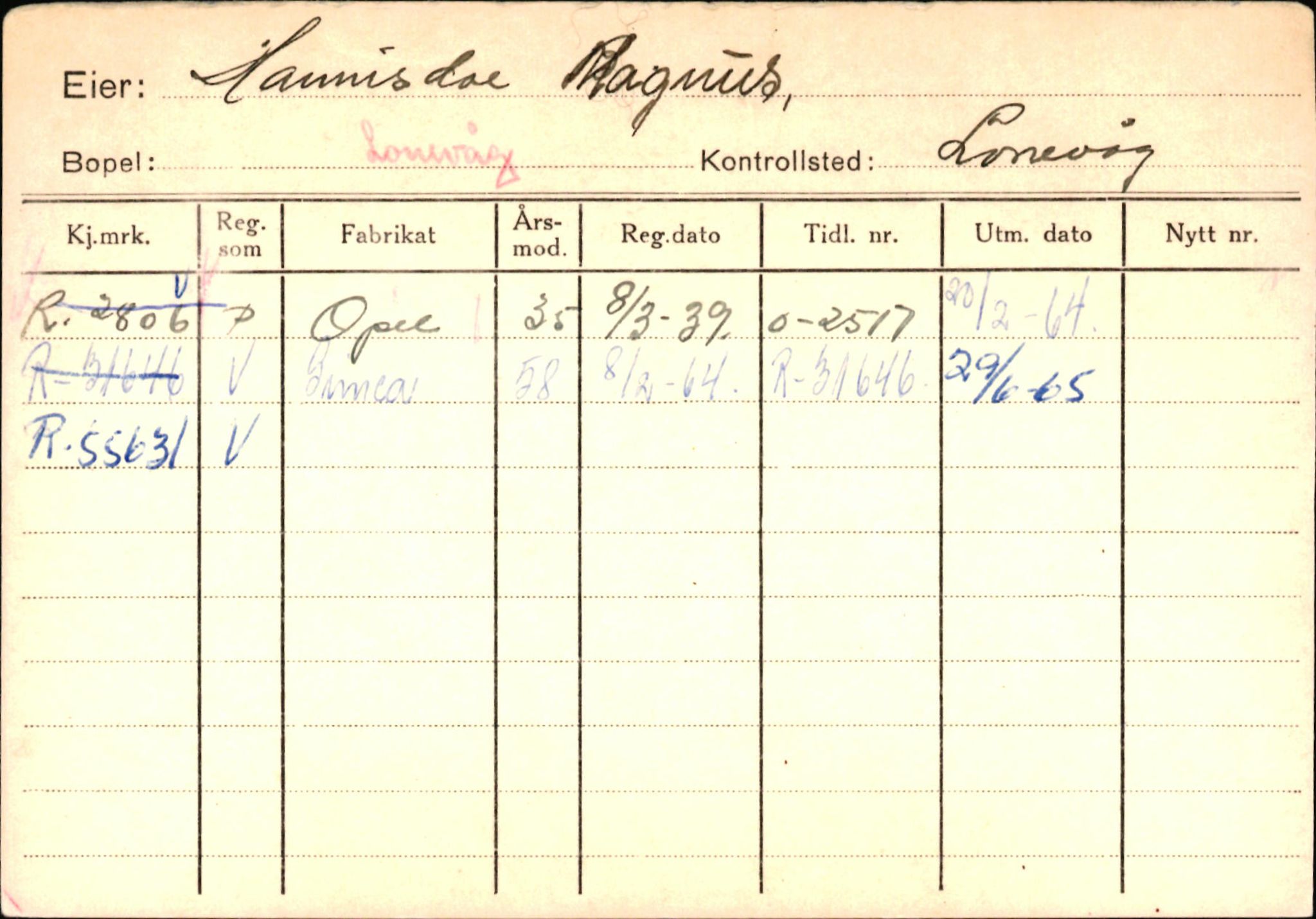 Statens vegvesen, Hordaland vegkontor, SAB/A-5201/2/Ha/L0018: R-eierkort H, 1920-1971, p. 843