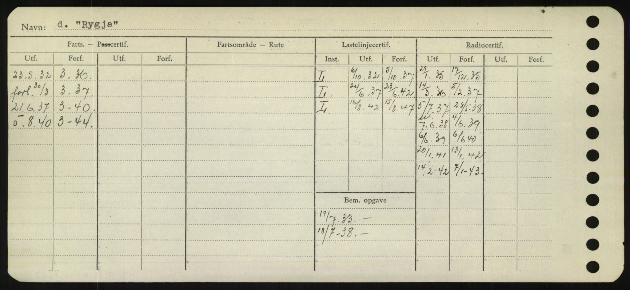 Sjøfartsdirektoratet med forløpere, Skipsmålingen, RA/S-1627/H/Hd/L0031: Fartøy, Rju-Sam, p. 384