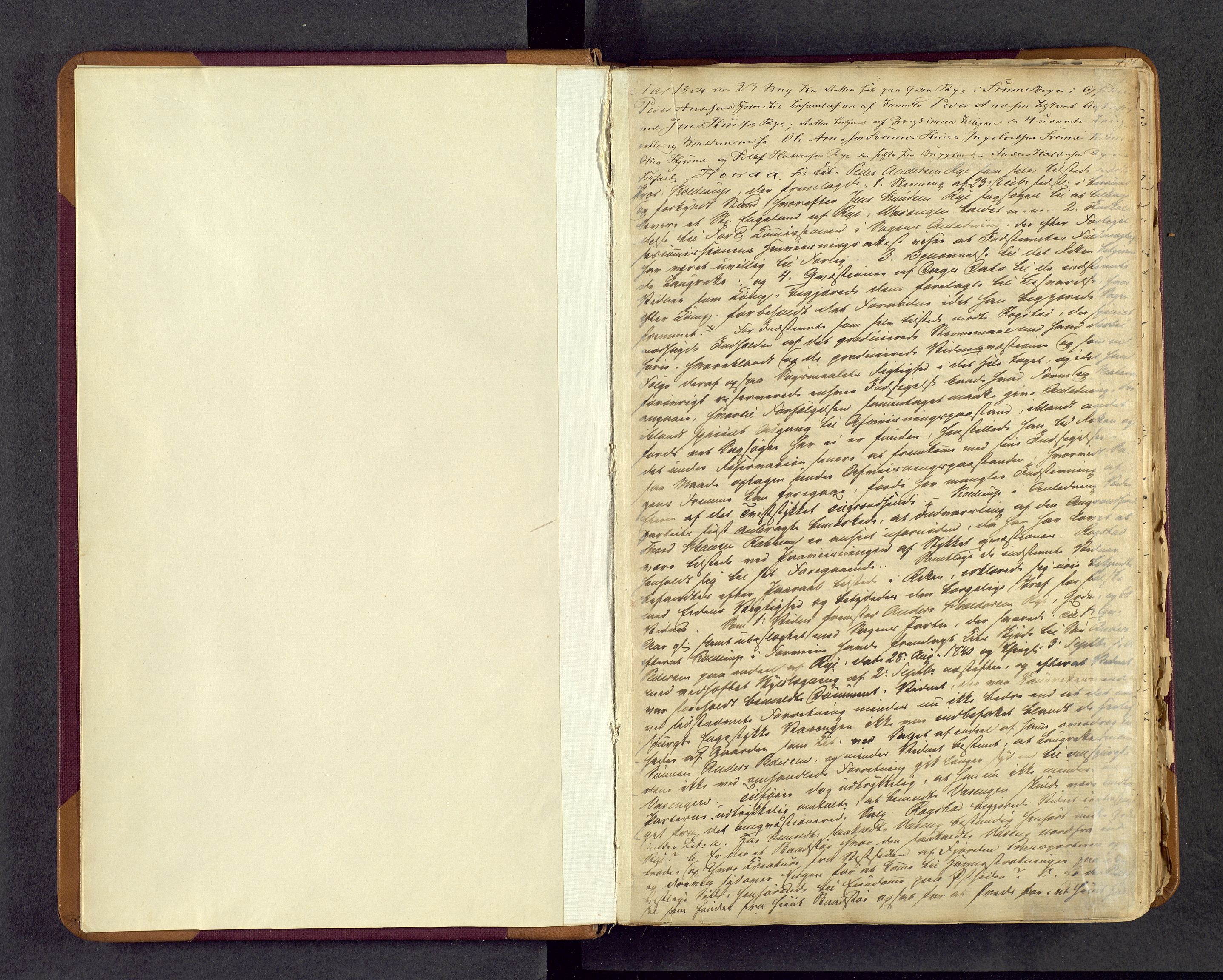 Valdres sorenskriveri, SAH/TING-016/G/Gd/L0007: Åstedsprotokoll, 1854-1871, p. 0-1
