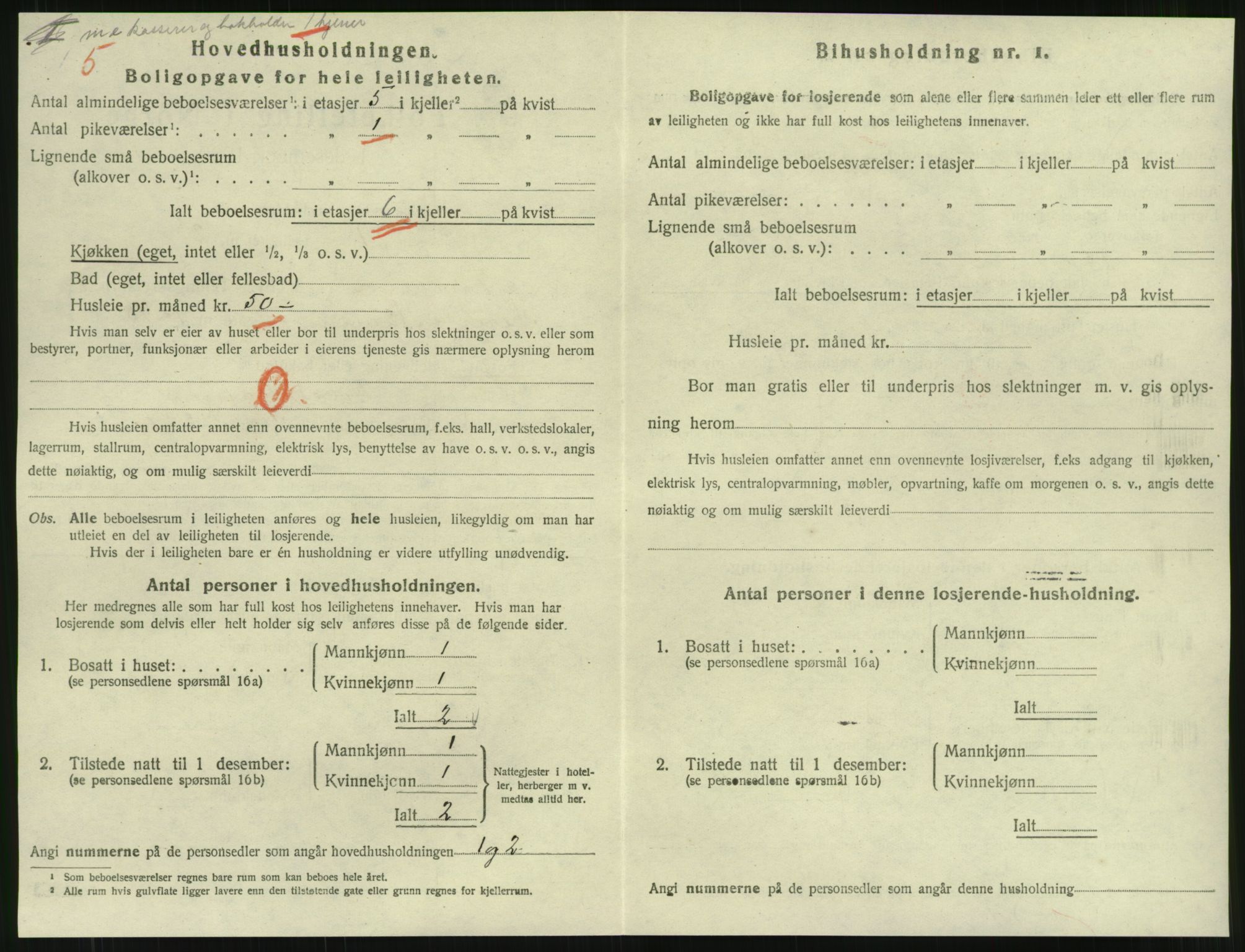 SAT, 1920 census for Namsos, 1920, p. 742