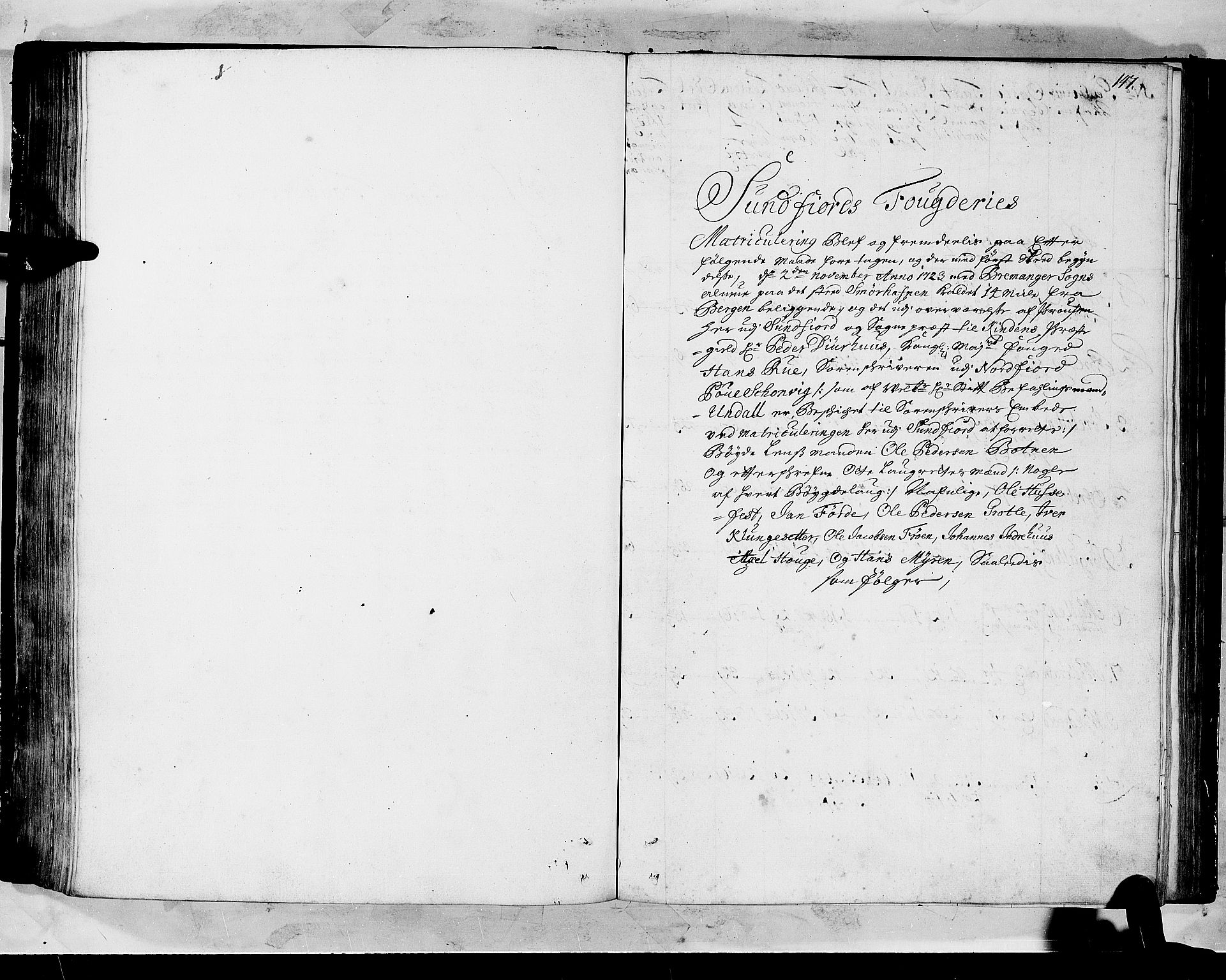 Rentekammeret inntil 1814, Realistisk ordnet avdeling, RA/EA-4070/N/Nb/Nbf/L0147: Sunnfjord og Nordfjord matrikkelprotokoll, 1723, p. 150