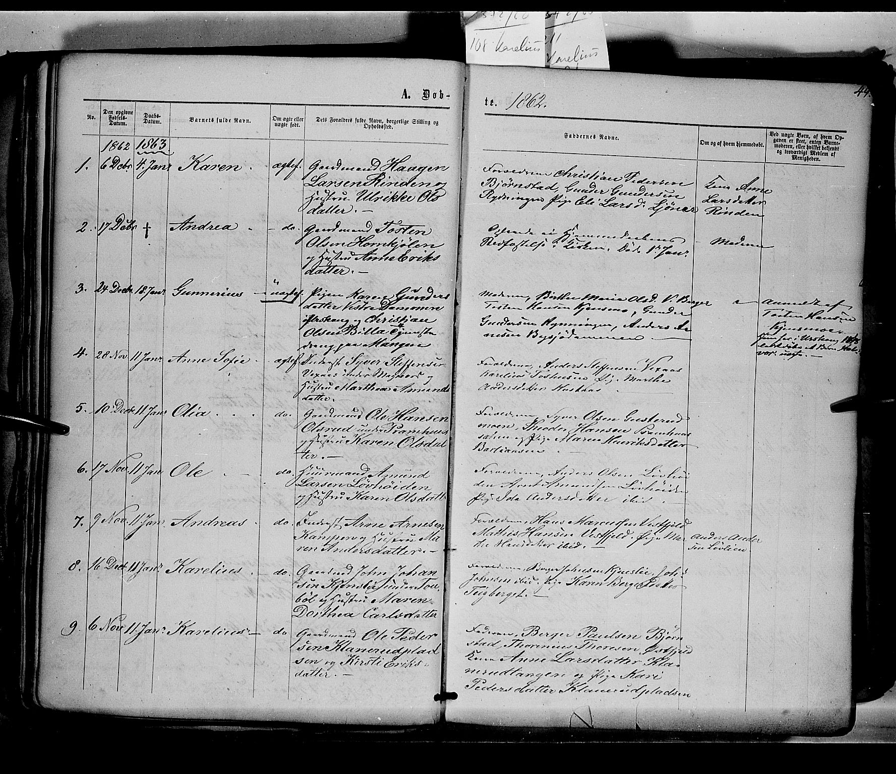 Eidskog prestekontor, SAH/PREST-026/H/Ha/Haa/L0001: Parish register (official) no. 1, 1860-1867, p. 49