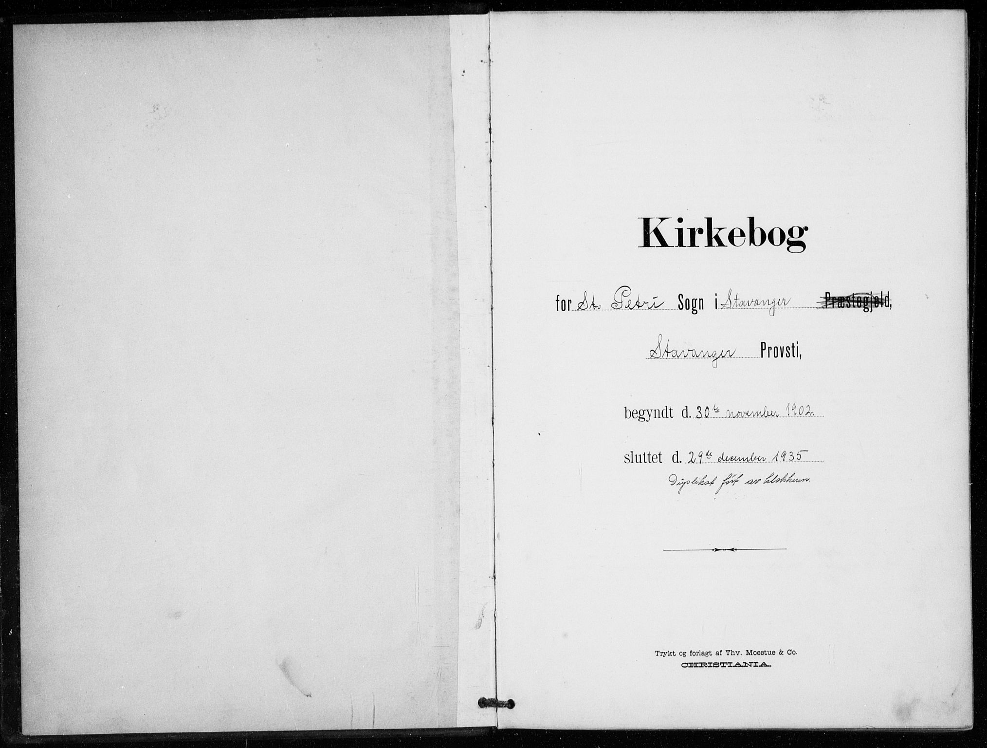 St. Petri sokneprestkontor, AV/SAST-A-101813/001/30/30BB/L0009: Parish register (copy) no. B 9, 1902-1935