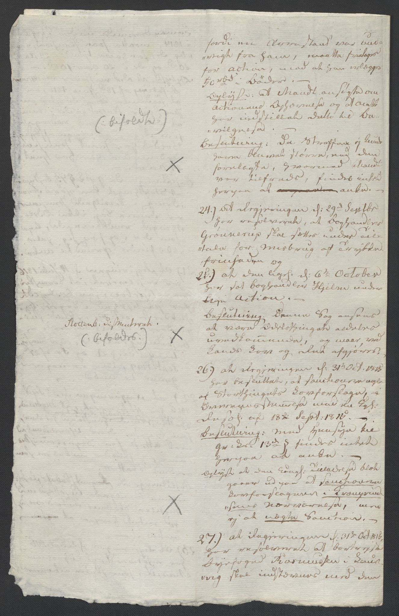 Christie, Wilhelm Frimann Koren, AV/RA-PA-0014/F/L0005: Christies dokumenter fra Stortinget, 1815-1816, p. 251