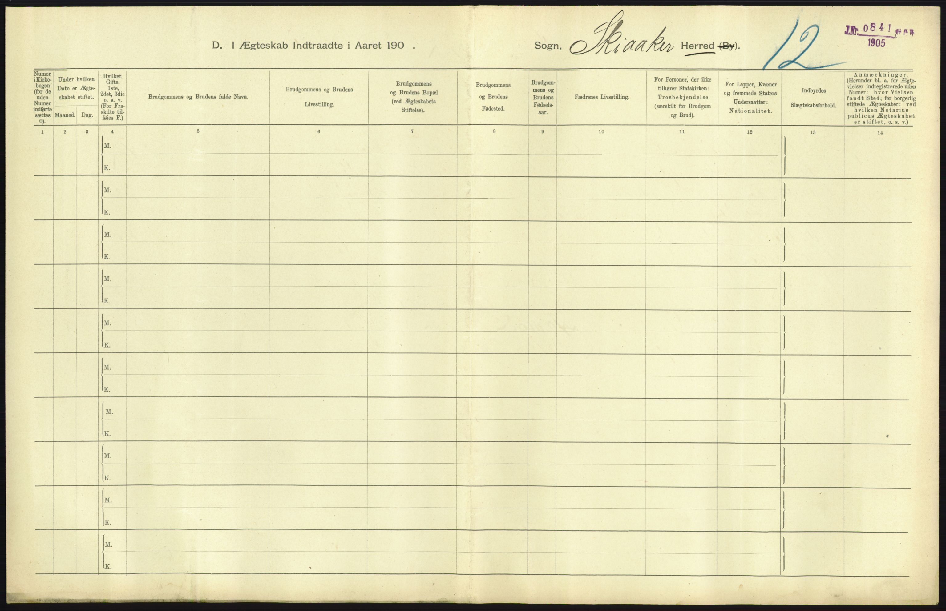 Statistisk sentralbyrå, Sosiodemografiske emner, Befolkning, AV/RA-S-2228/D/Df/Dfa/Dfab/L0006: Kristians amt: Fødte, gifte, døde, 1904, p. 823