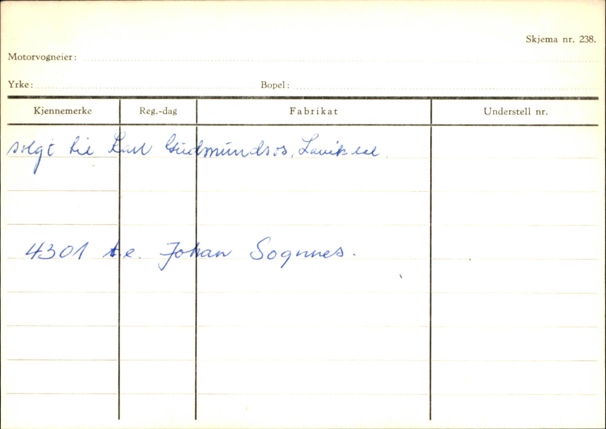 Statens vegvesen, Sogn og Fjordane vegkontor, SAB/A-5301/4/F/L0130: Eigarregister Eid T-Å. Høyanger A-O, 1945-1975, p. 2436