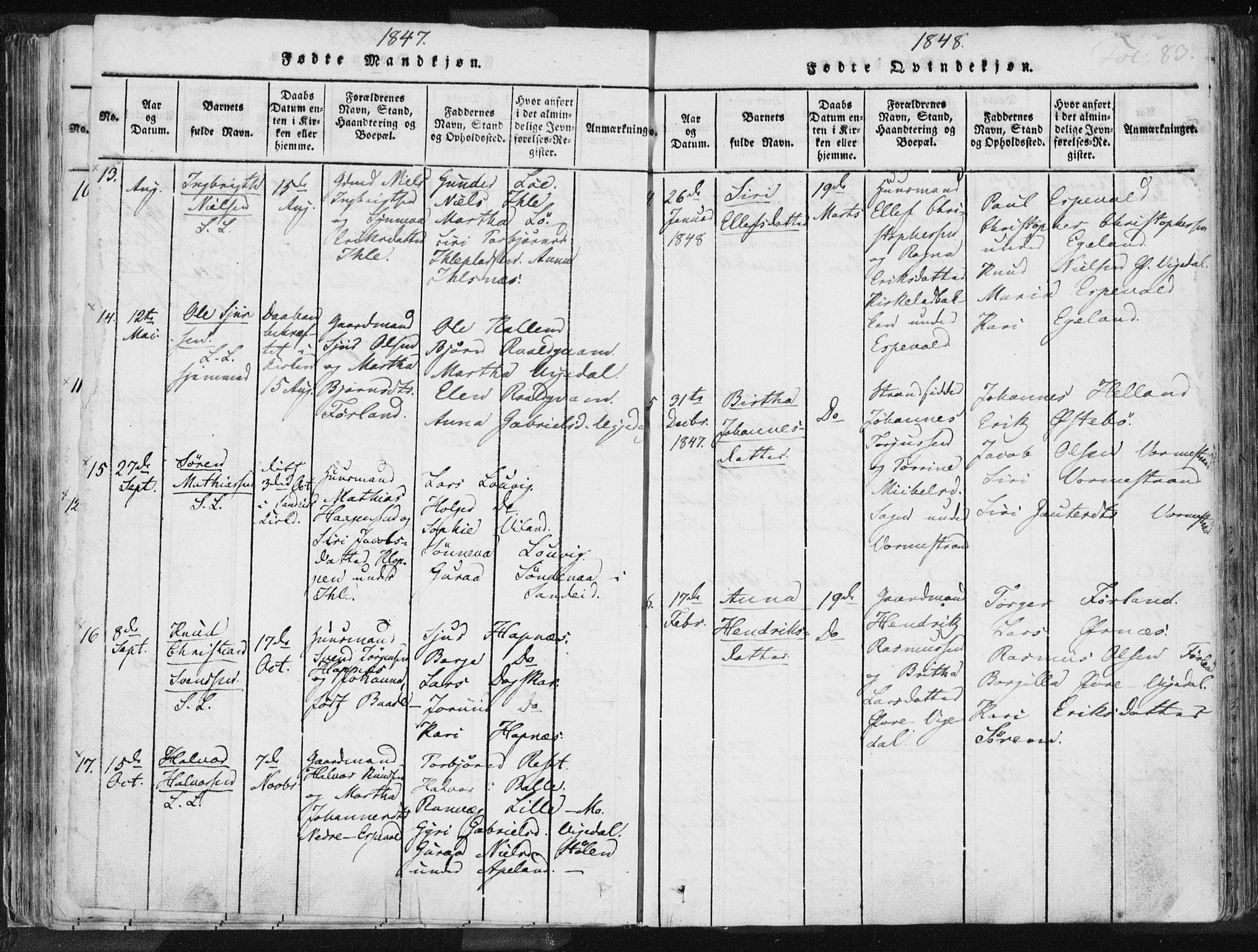 Vikedal sokneprestkontor, AV/SAST-A-101840/01/IV: Parish register (official) no. A 3, 1817-1850, p. 83