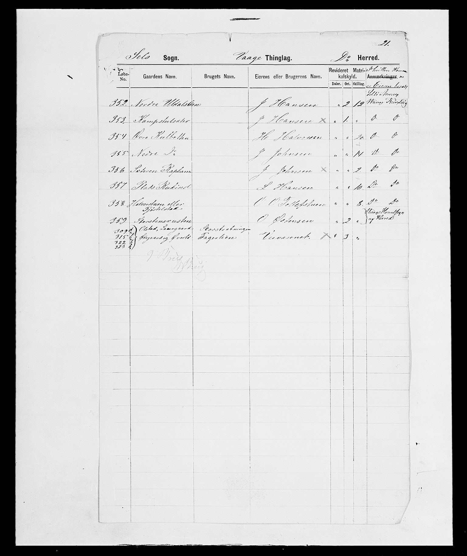 SAH, 1875 census for 0515P Vågå, 1875, p. 117