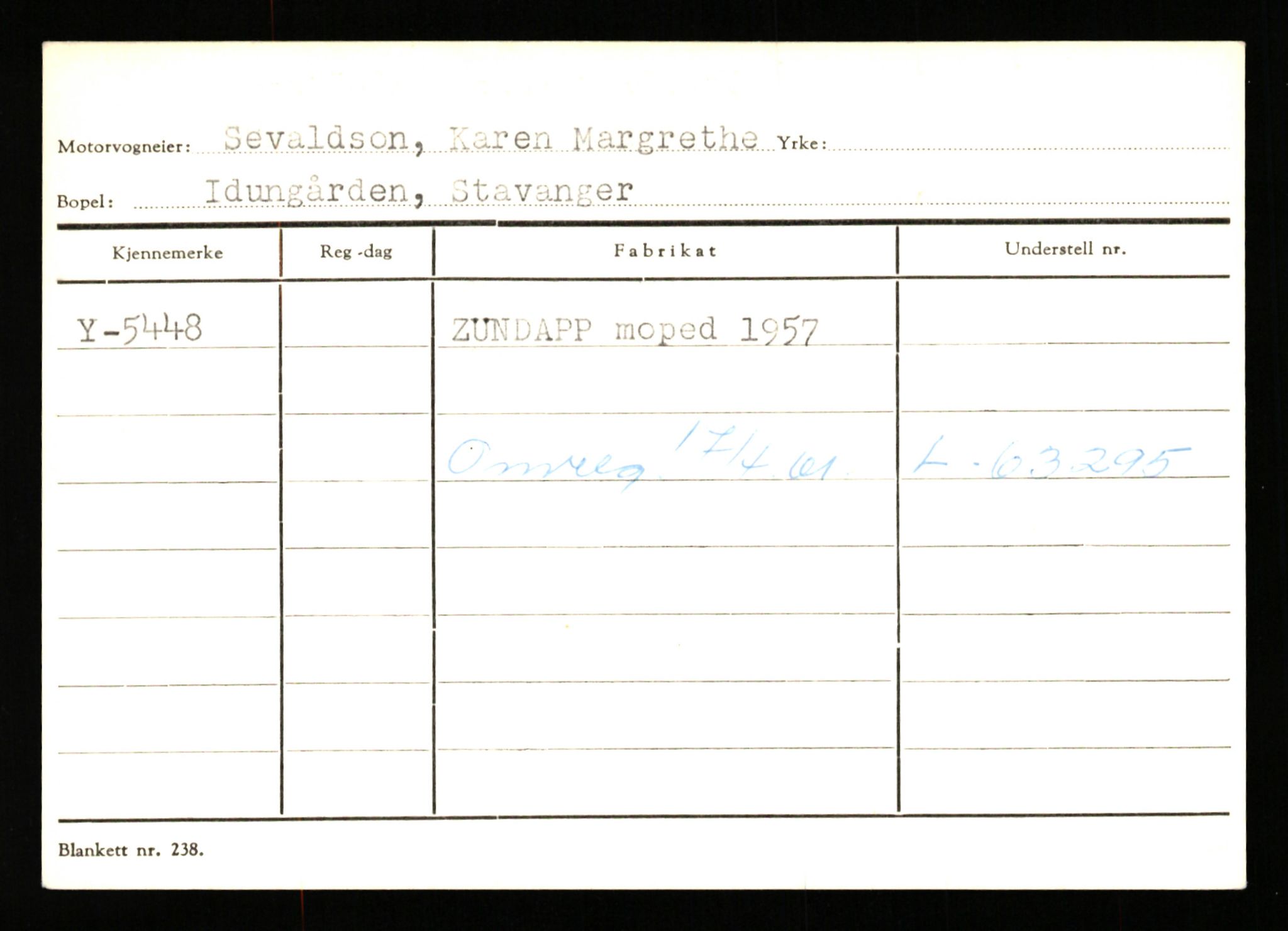 Stavanger trafikkstasjon, AV/SAST-A-101942/0/G/L0001: Registreringsnummer: 0 - 5782, 1930-1971, p. 3231