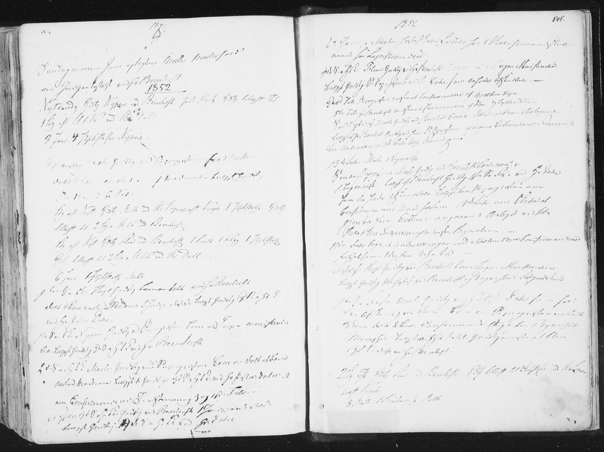 Ministerialprotokoller, klokkerbøker og fødselsregistre - Sør-Trøndelag, SAT/A-1456/691/L1074: Parish register (official) no. 691A06, 1842-1852, p. 545