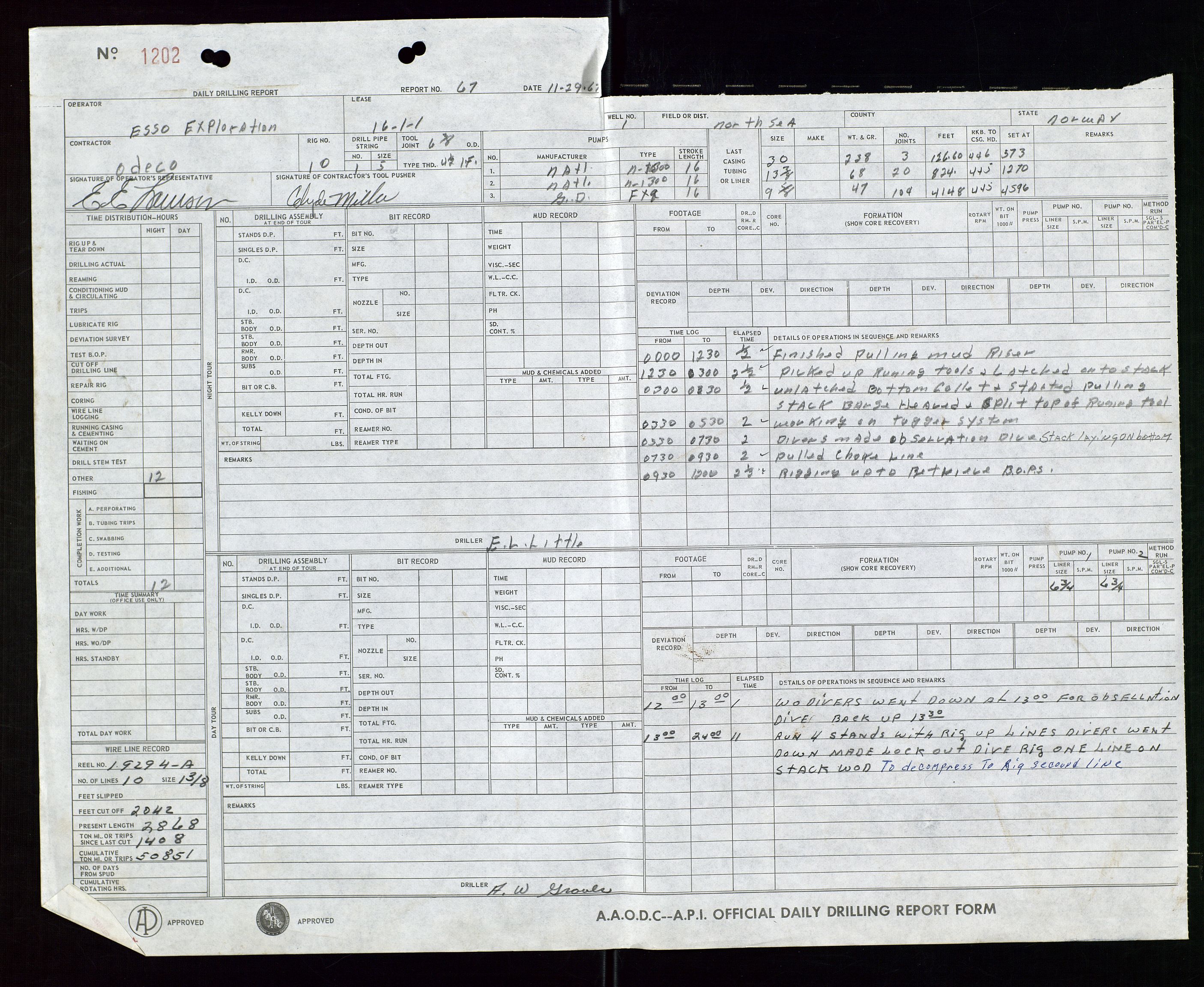 Pa 1512 - Esso Exploration and Production Norway Inc., AV/SAST-A-101917/E/Ea/L0014: Well 16/1-1, 1967-1968, p. 775