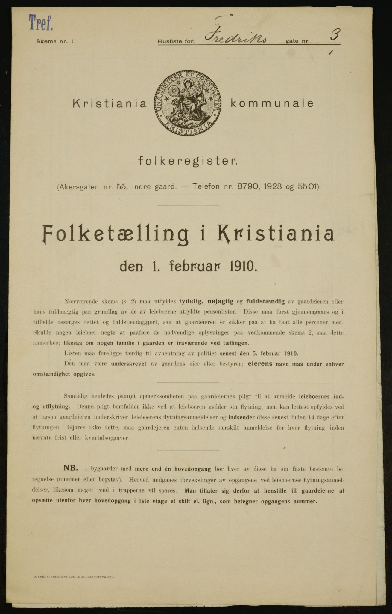 OBA, Municipal Census 1910 for Kristiania, 1910, p. 25037