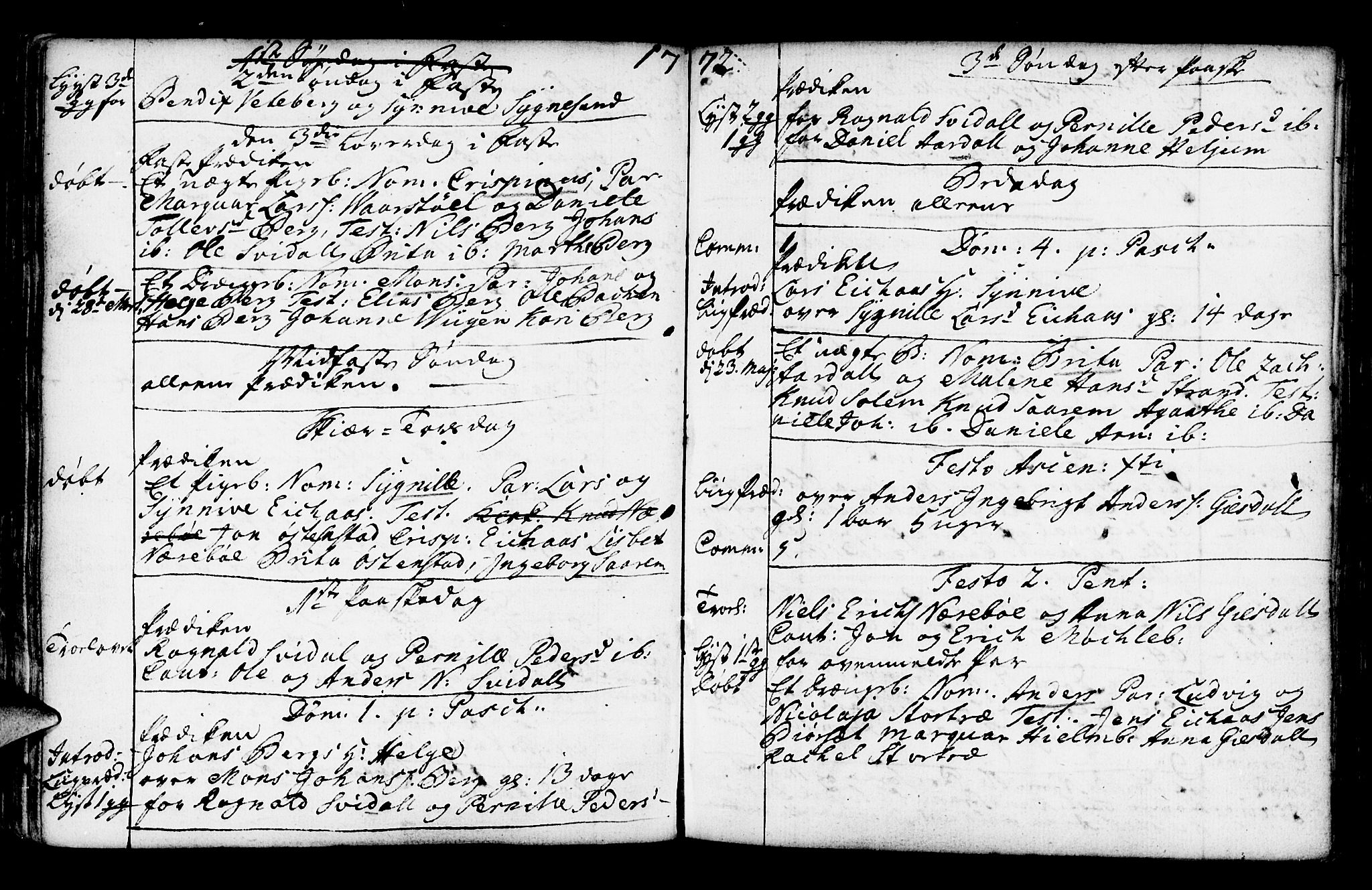 Jølster sokneprestembete, SAB/A-80701/H/Haa/Haaa/L0003: Parish register (official) no. A 3, 1748-1789, p. 133