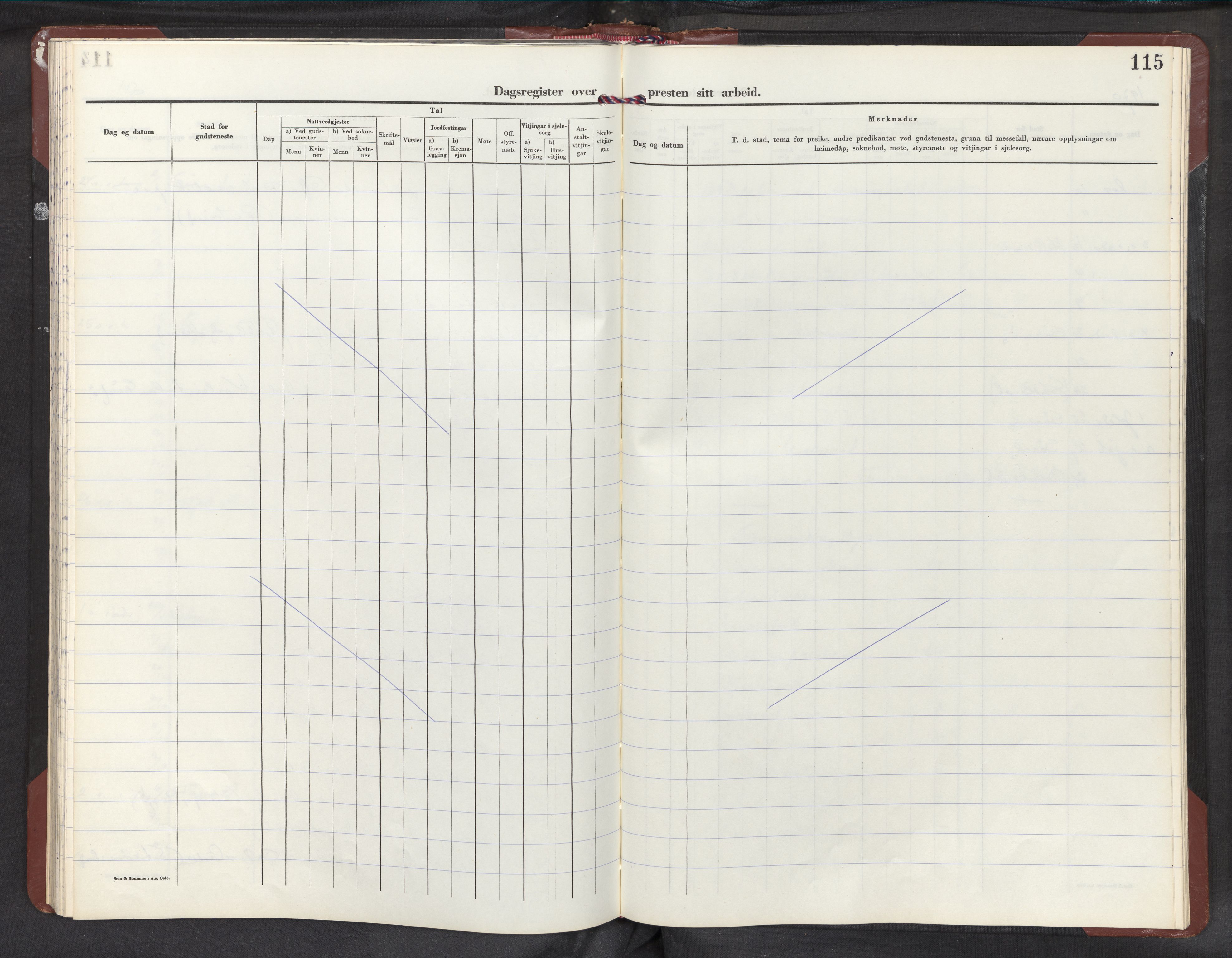 Nordås sokneprestembete, AV/SAB-A-100246: Curate's parish register no. A 1, 1971-1973, p. 115