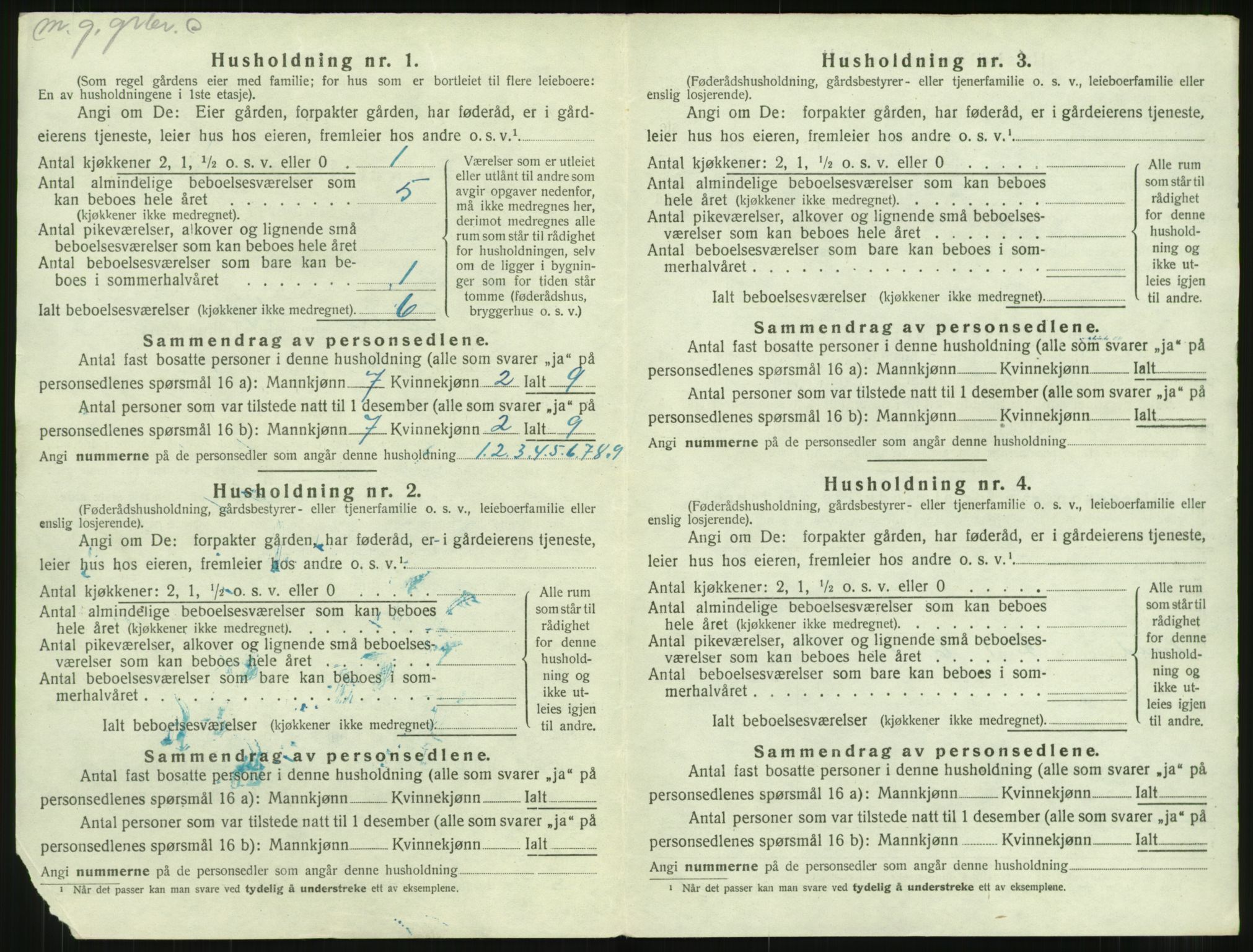 SAT, 1920 census for Eid (MR), 1920, p. 310