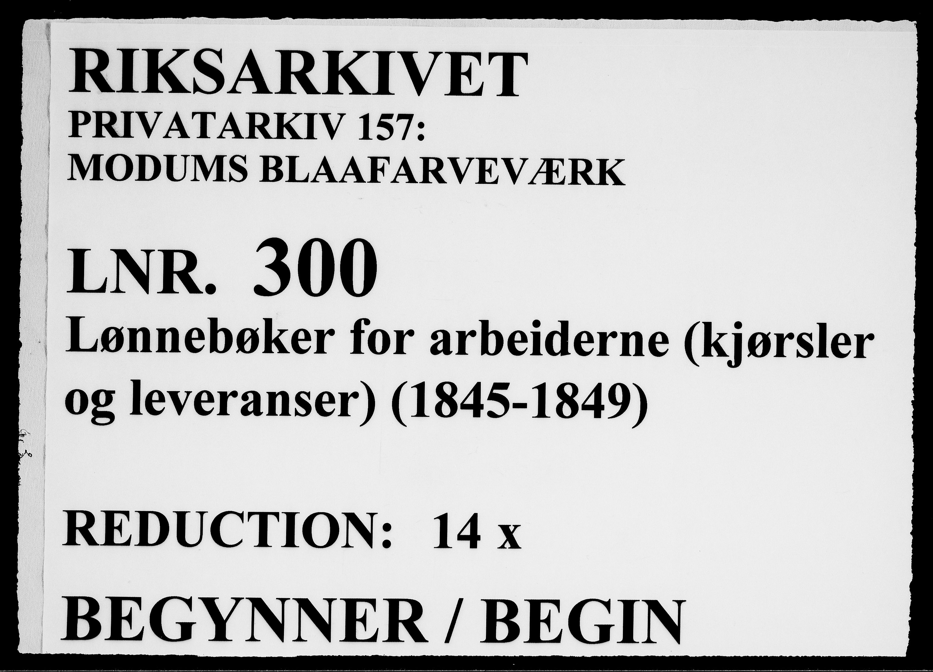 Modums Blaafarveværk, RA/PA-0157/G/Gd/Gdd/L0300/0001: -- / Lønnebøker for arbeiderne Ang. kjørsler og leveranser:  Contra-Bog for Thorsten Thoresen, Contra-Bog for Reier B. Jahr, 1845-1849, p. 1