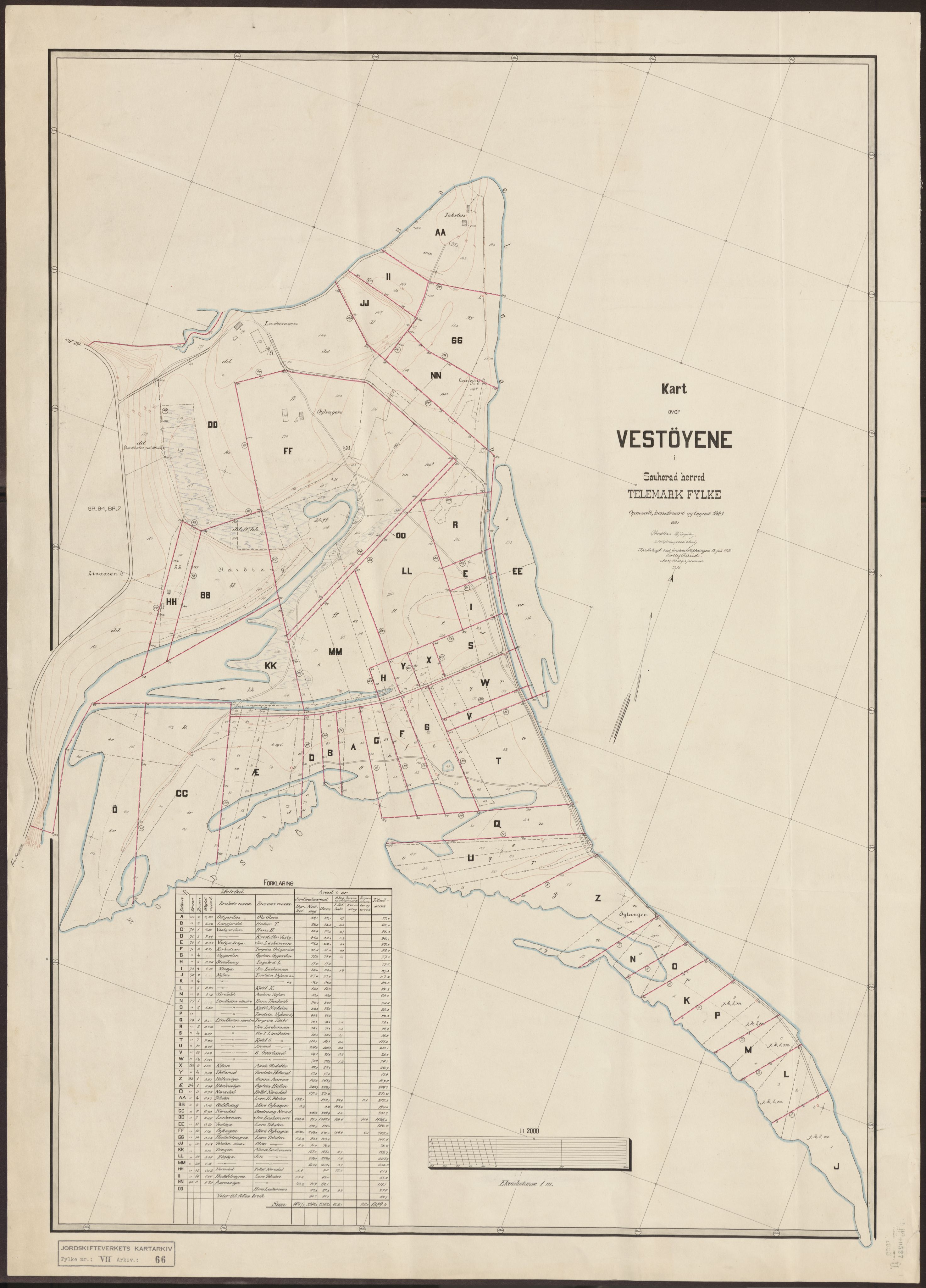 Jordskifteverkets kartarkiv, AV/RA-S-3929/T, 1859-1988, p. 81