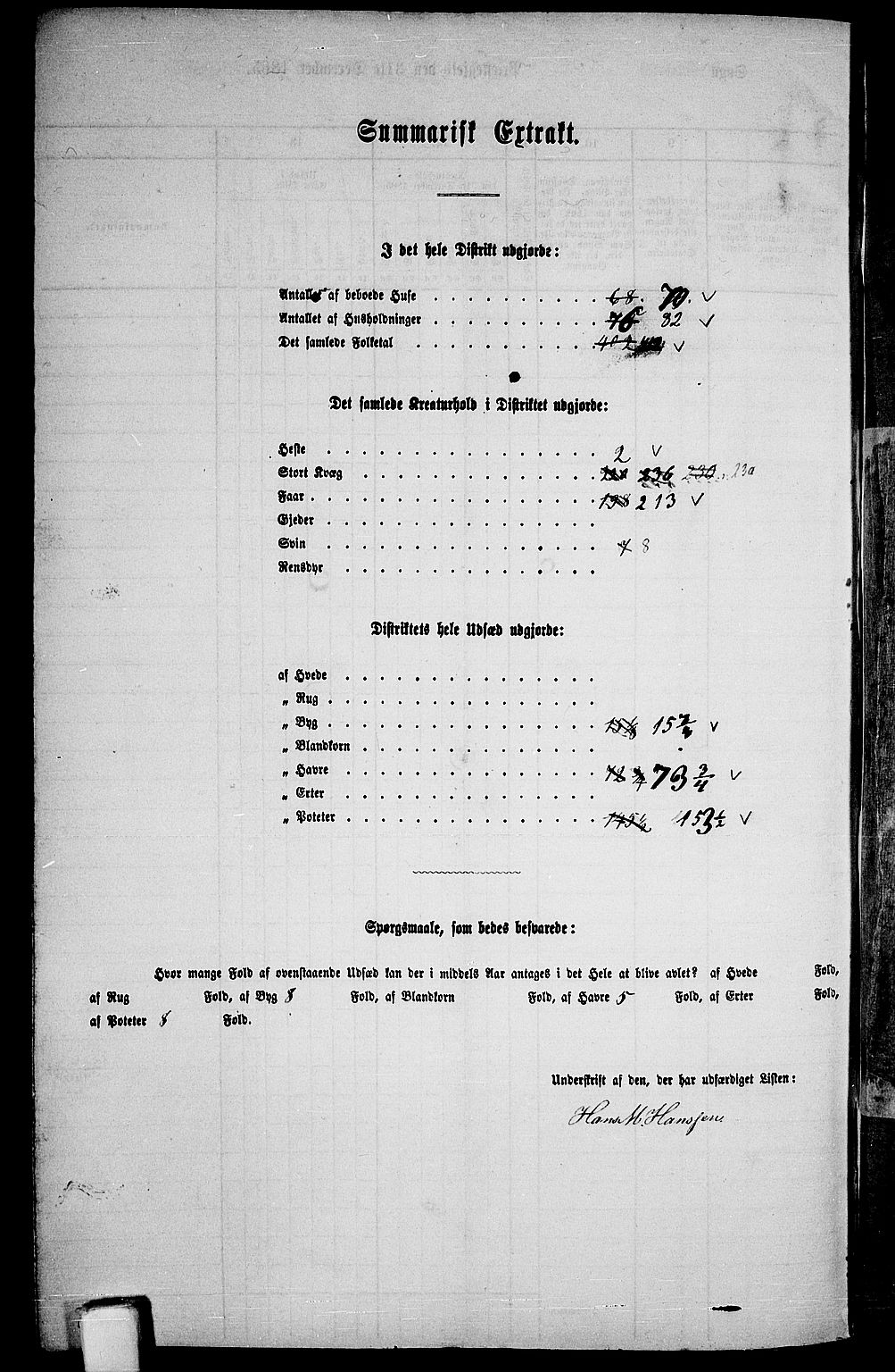 RA, 1865 census for Herad, 1865, p. 90