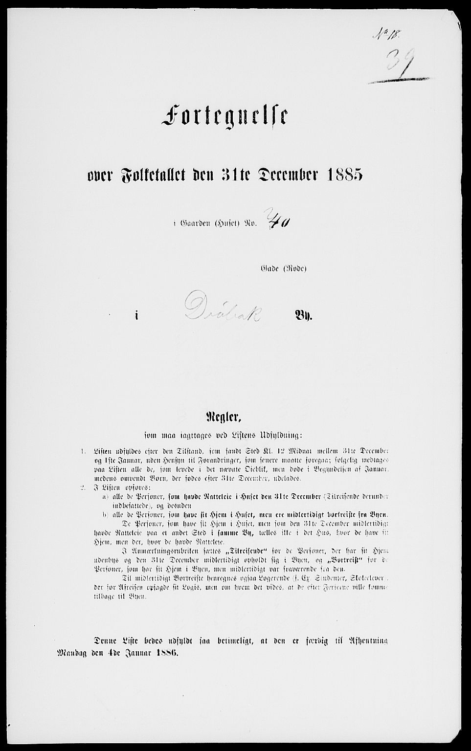 RA, 1885 census for 0203 Drøbak, 1885, p. 78